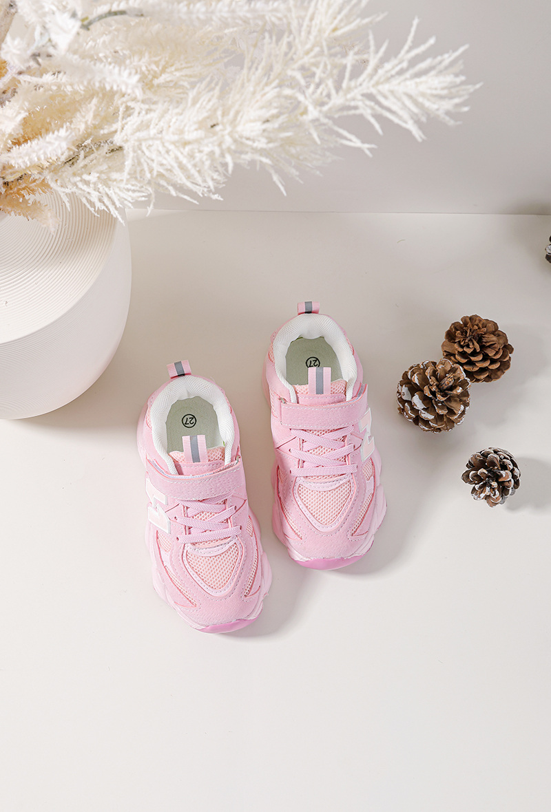Newbi Roze kindersneakers