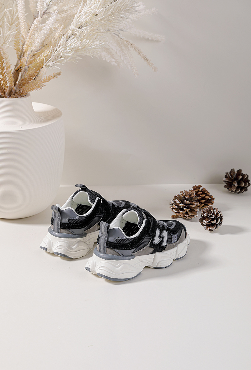 Newbi Zwart-Wit Kindersneakers