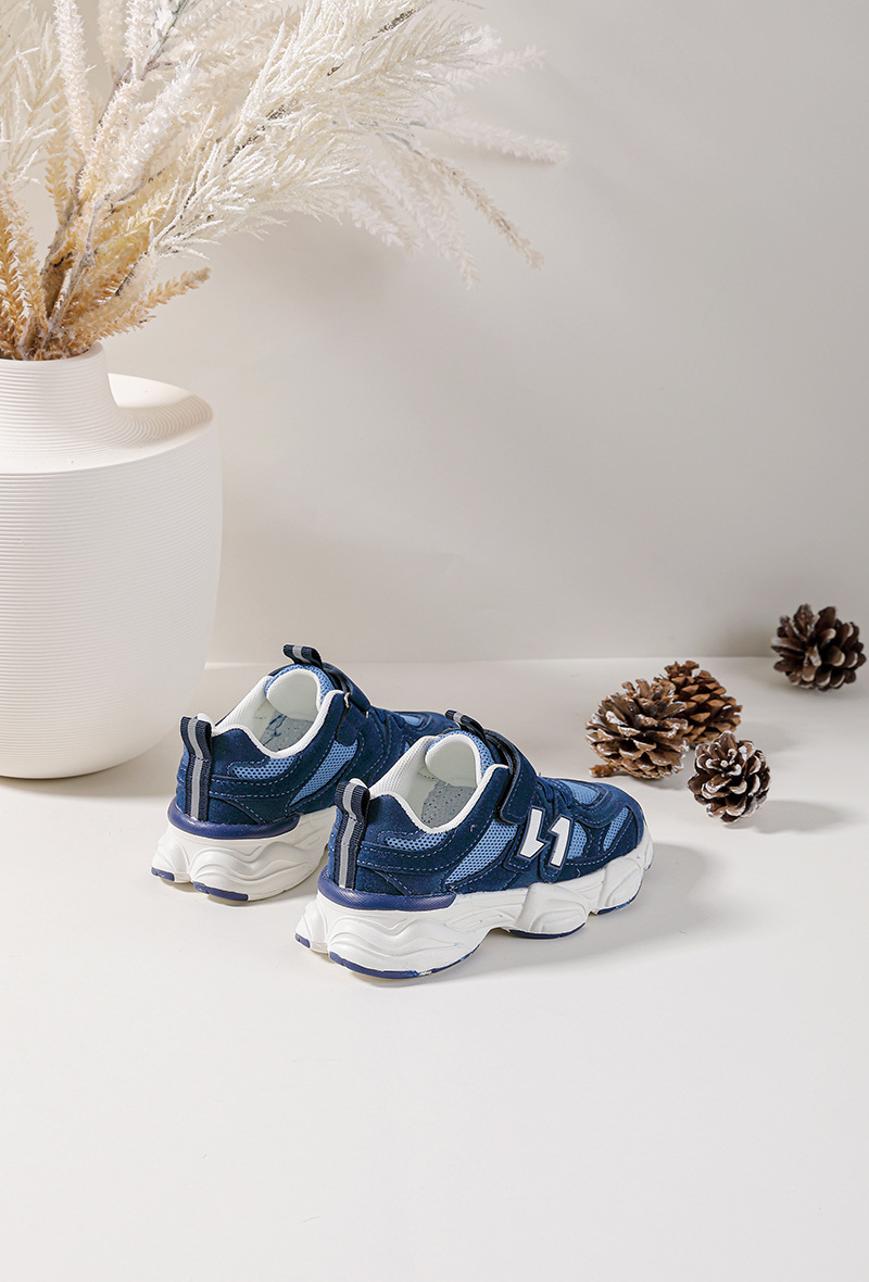 Newbi Blauwe Kindersneakers