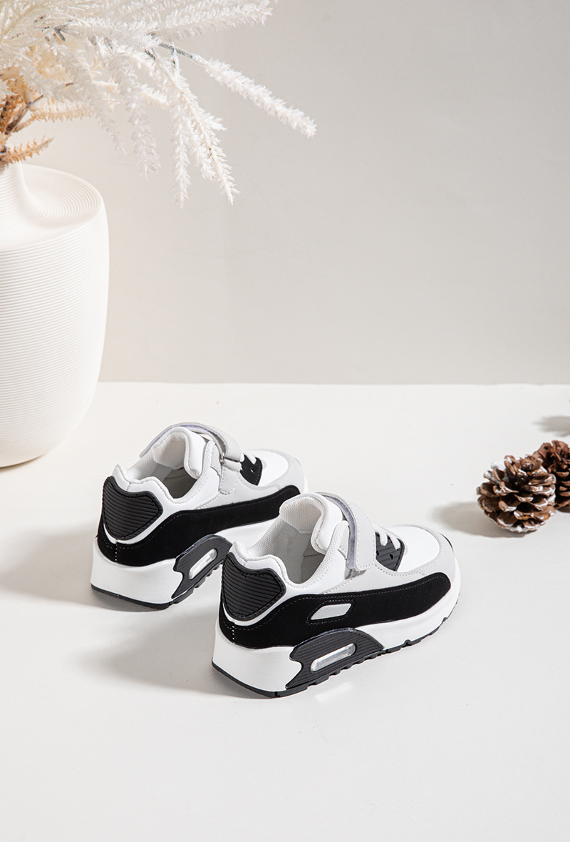 Rmax Zwarte Kindersneakers 