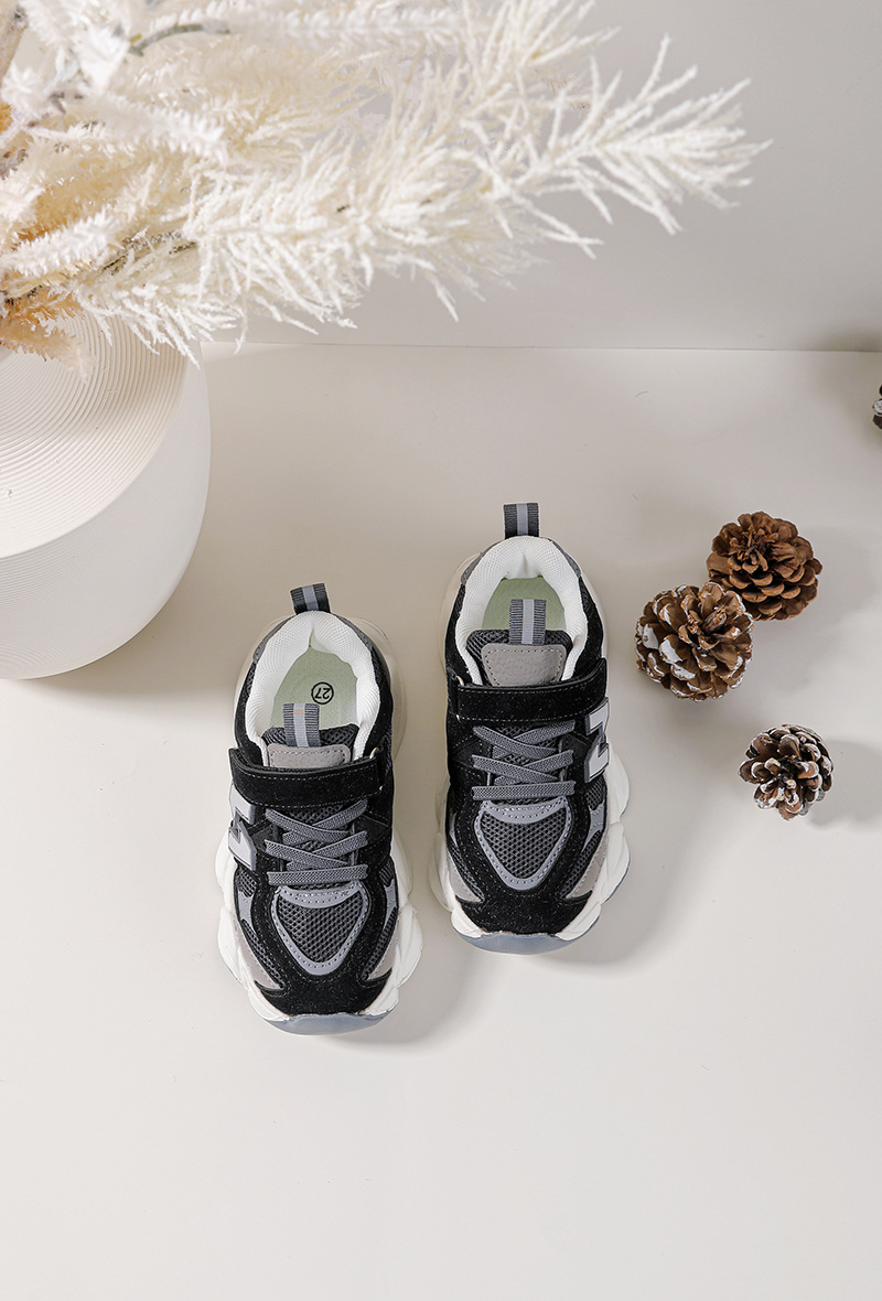 Newbi Zwart-Wit Kindersneakers