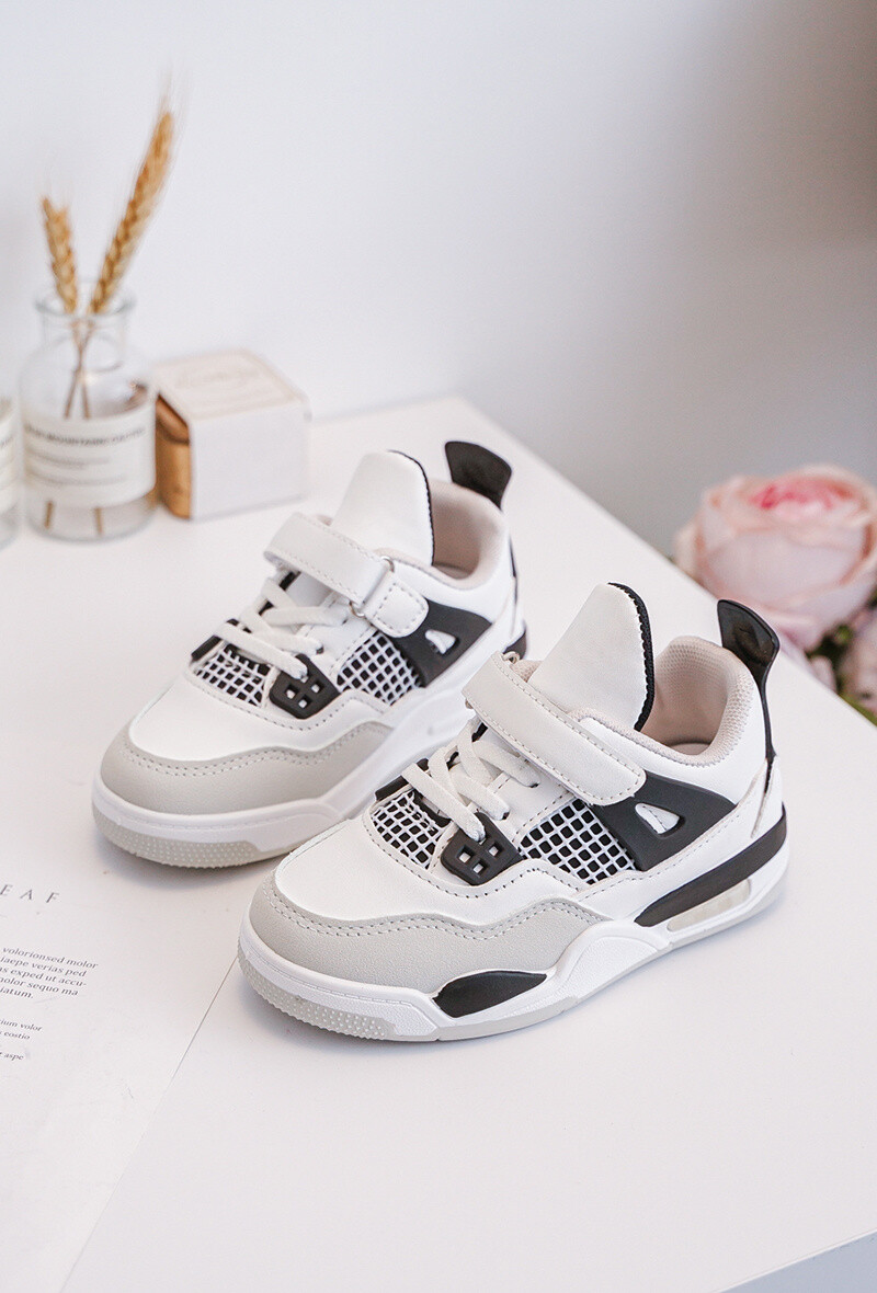 Kinder sneakers wit-zwart