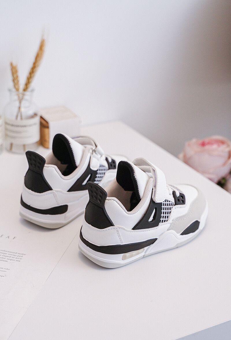 Kinder sneakers wit-zwart