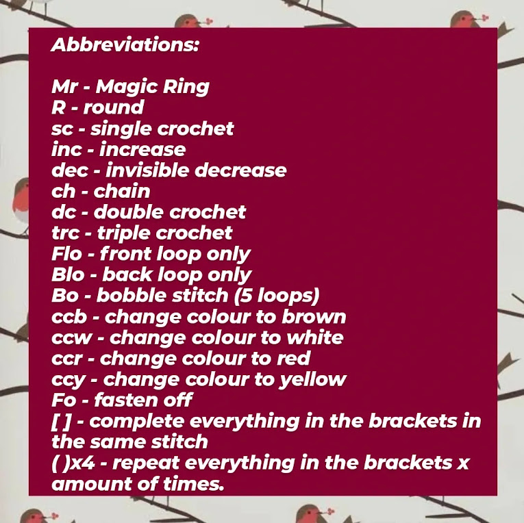 Richard the Robin PDF Pattern
