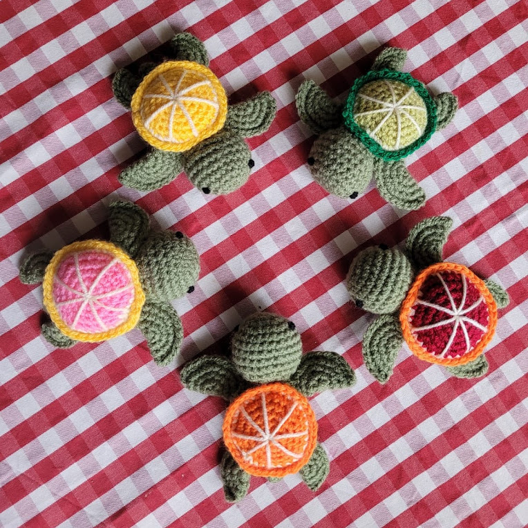 Citrus Fruit Turtles