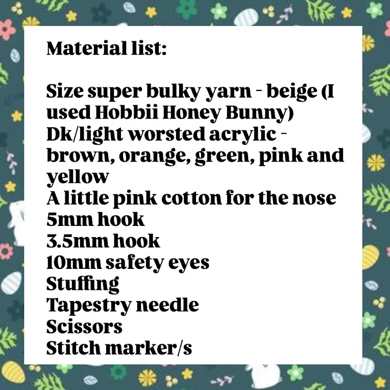 Bonnie the Bunny PDF Pattern 