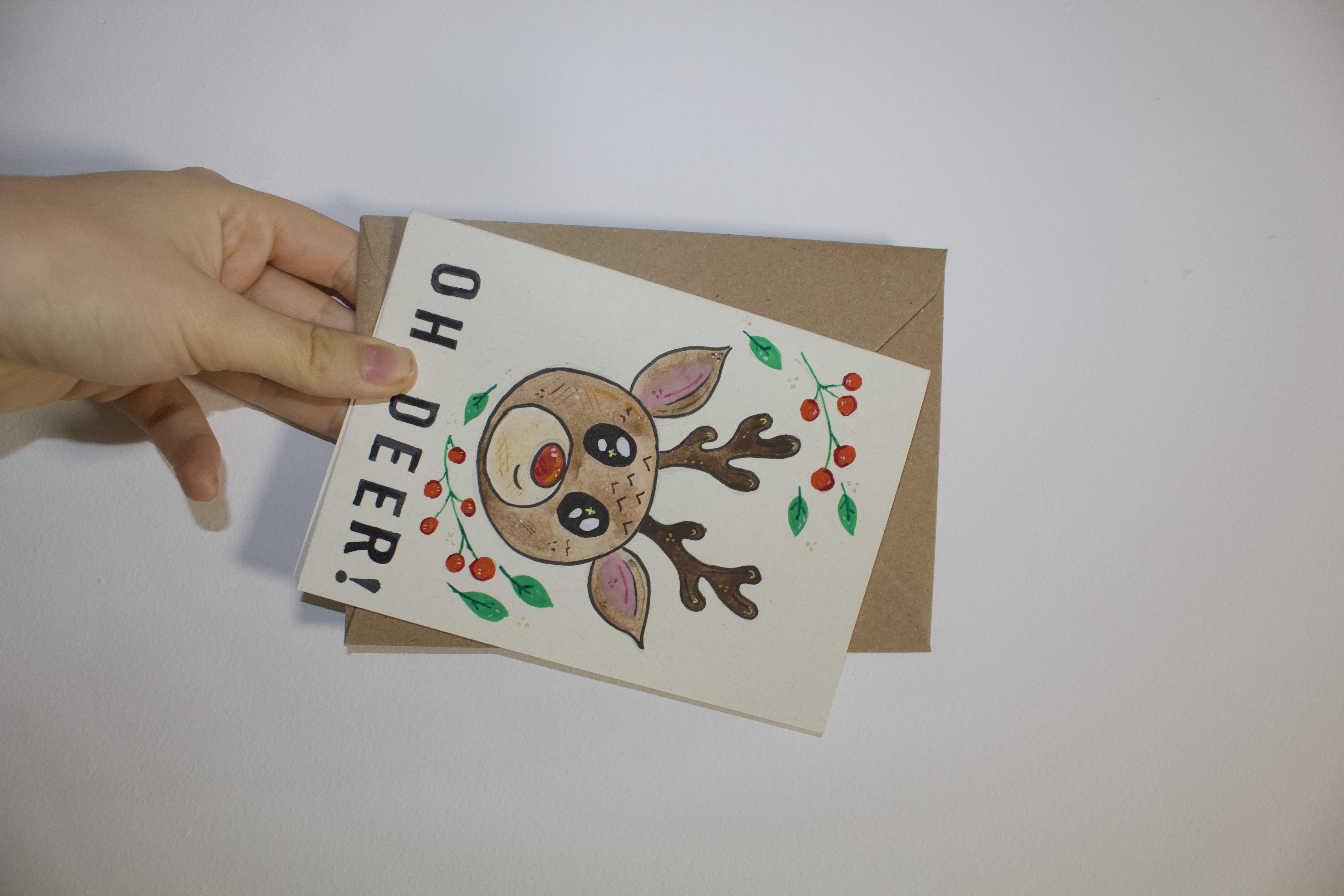OH Deer!! Greeting Cards