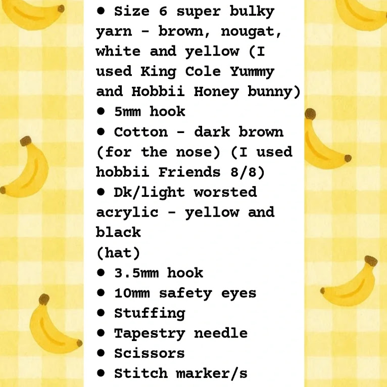 Monty the Monkey PDF Pattern