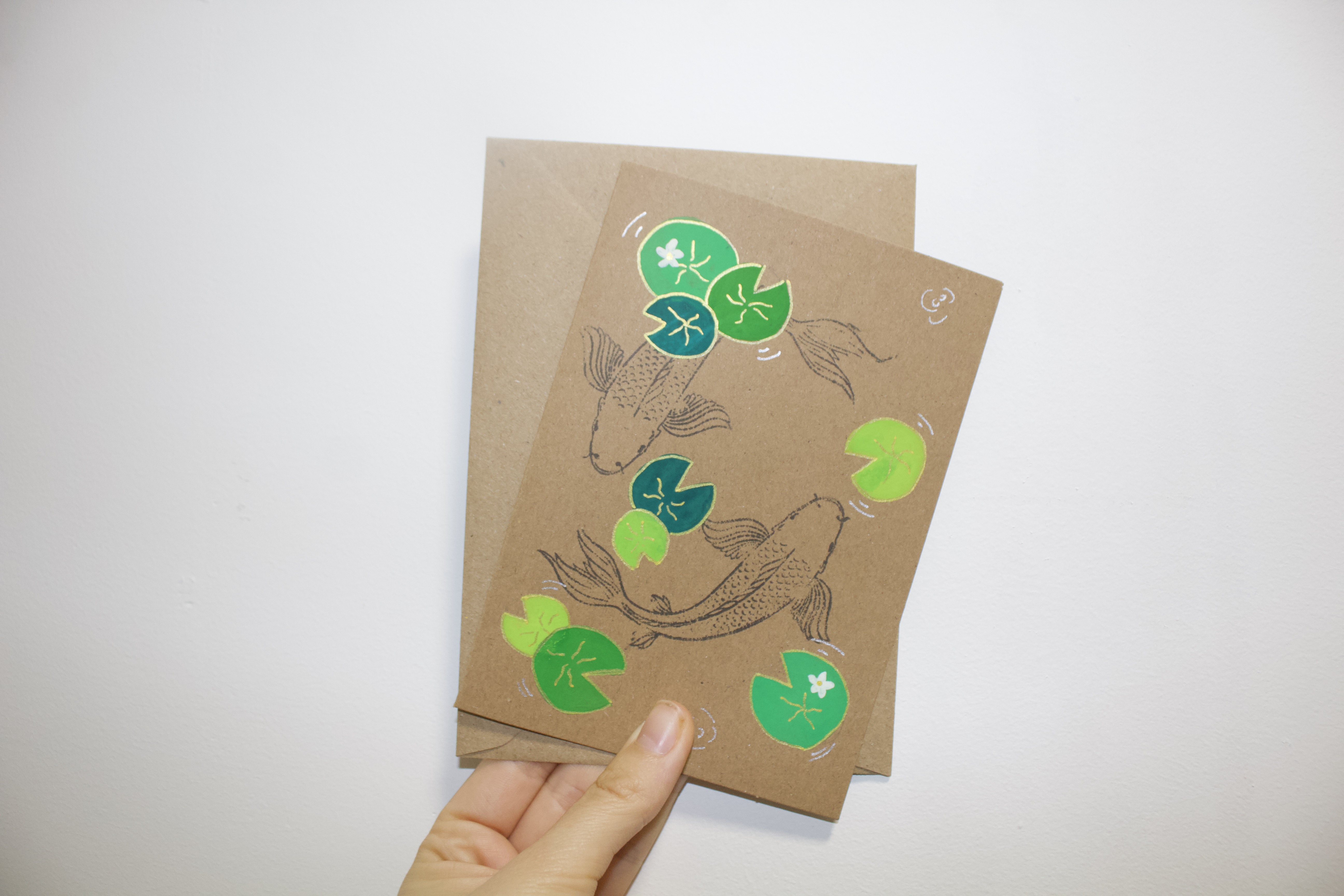 Koi Fish Greeting Card