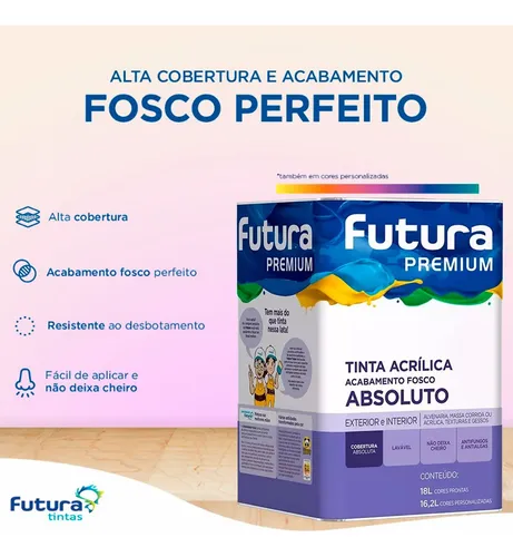 Futura Premium FOSCA Tinta Acrílica Absoluto