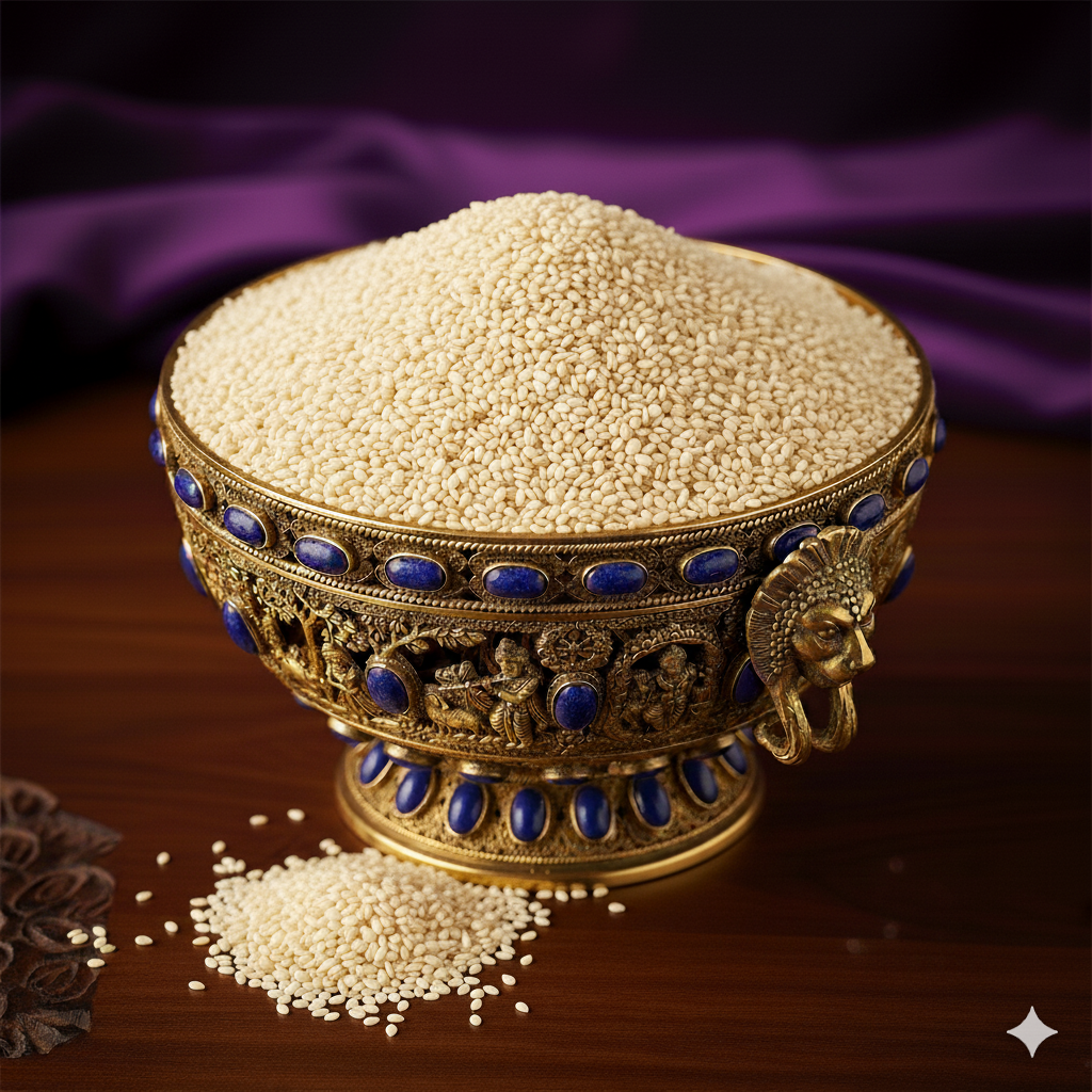 Kinalekars White Til  ( Sesame) -1 Kg 