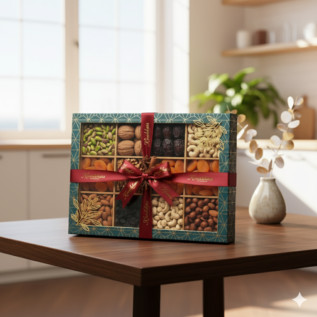 Premium Assorted Dry Fruit Gift Box - 1 Kg