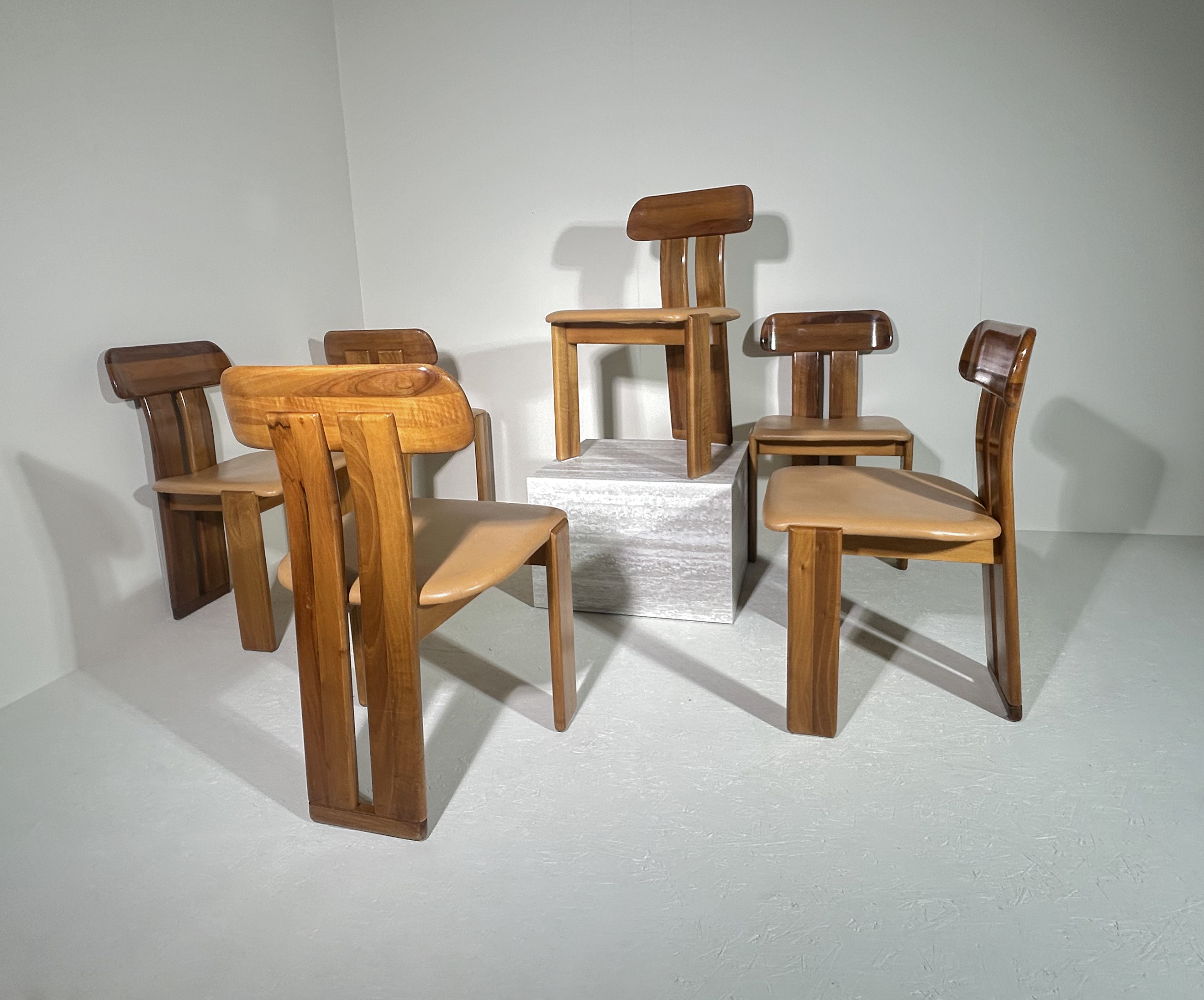 Sapporo Dining Chairs by Mario Marenco for Mobil Girgi, Set of 6