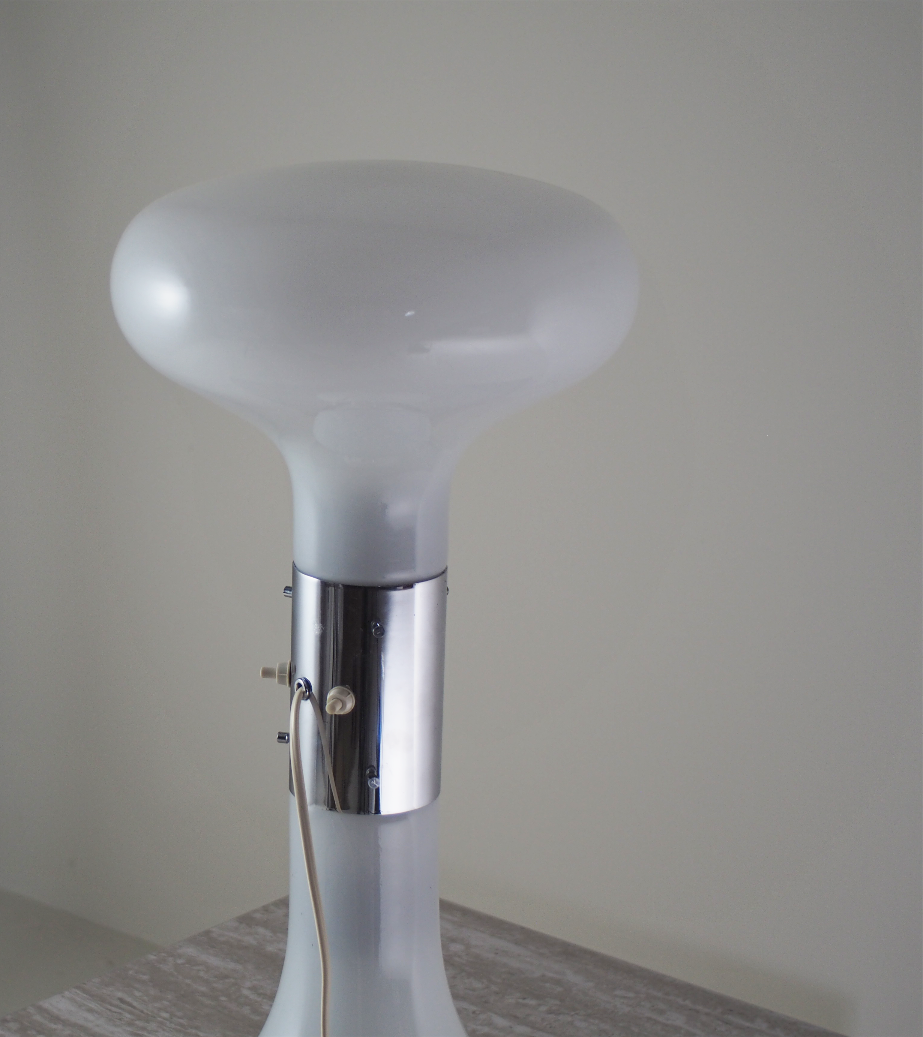 Space Age standing lamp by Carlo Nason for A.V. Mazzega, 1970s. 