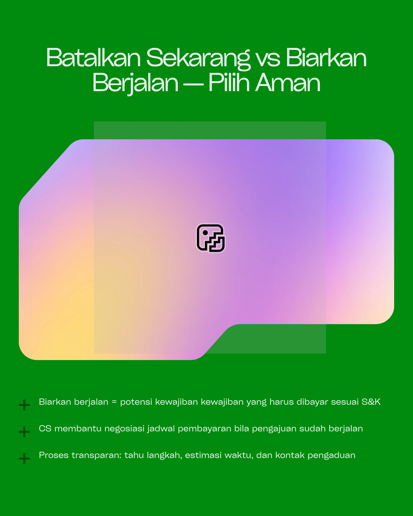 Pembatalan Mudah dalam 4 Langkah