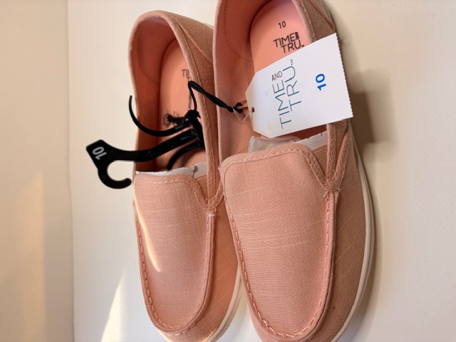 Women's Pink Slip-On Canvas Shoes