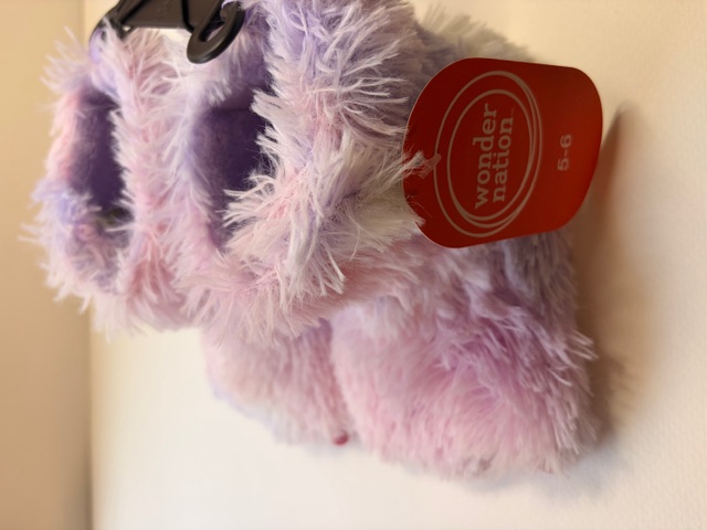 Furry Monster Paw Slippers