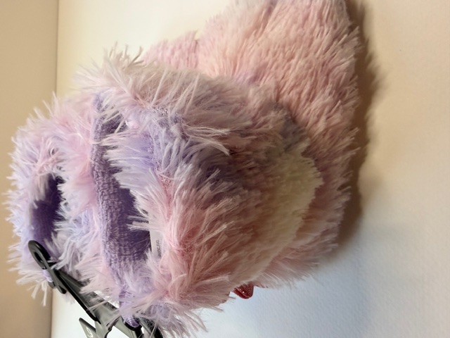 Furry Monster Paw Slippers