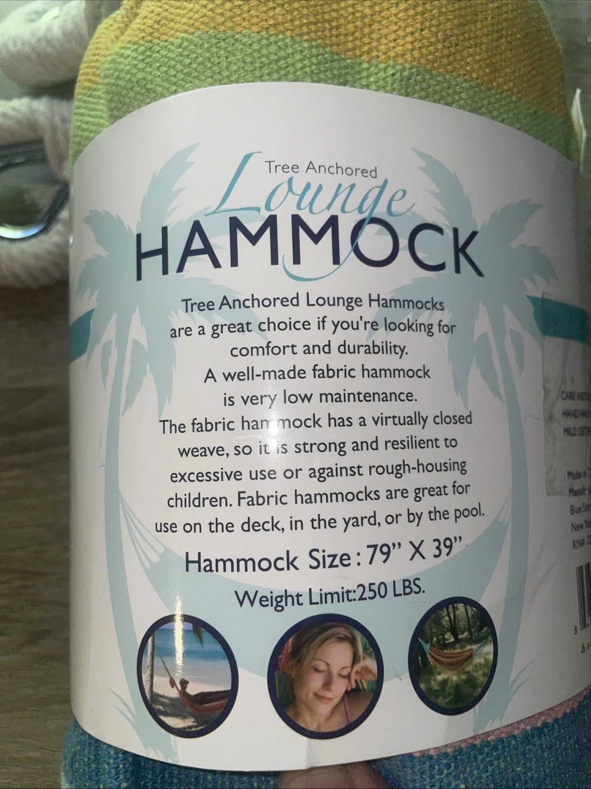 Tree Anchored Lounge Hammock