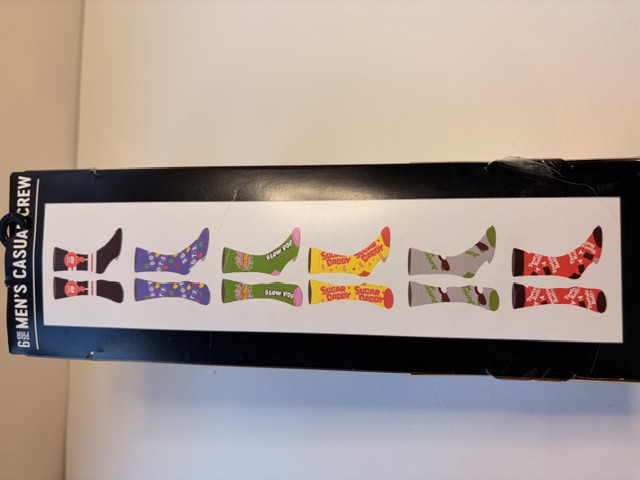 Tootsie Roll Men's Casual Crew Socks