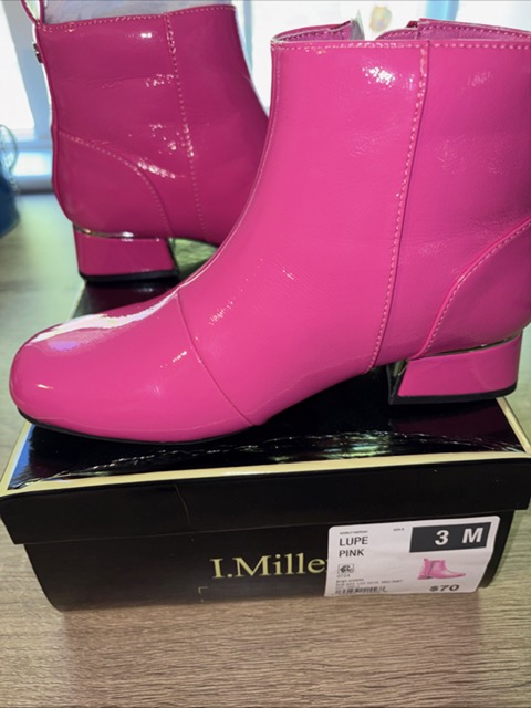 I. Miller Lupe Pink Boots Kids 3M