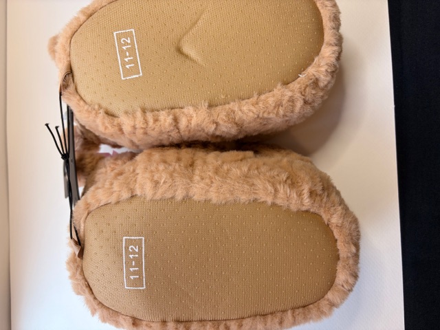 Plush Teddy Bear Slippers