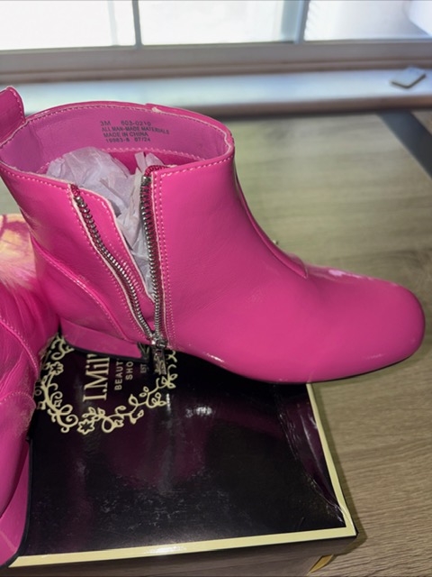 I. Miller Lupe Pink Boots Kids 3M