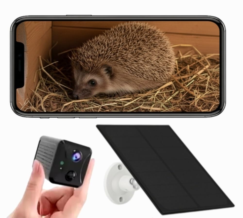 PeekWild Solar WiFi Hedgehog House Camera