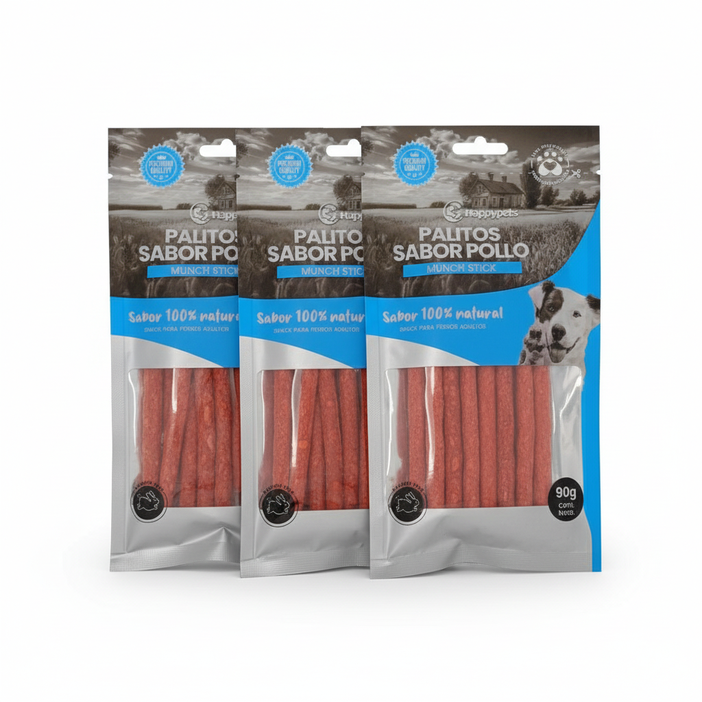 Palitos sabor pollo para perros