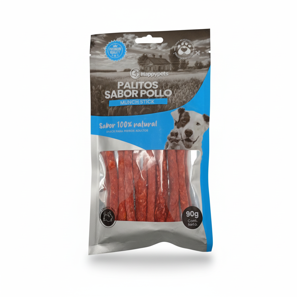 Palitos sabor pollo para perros