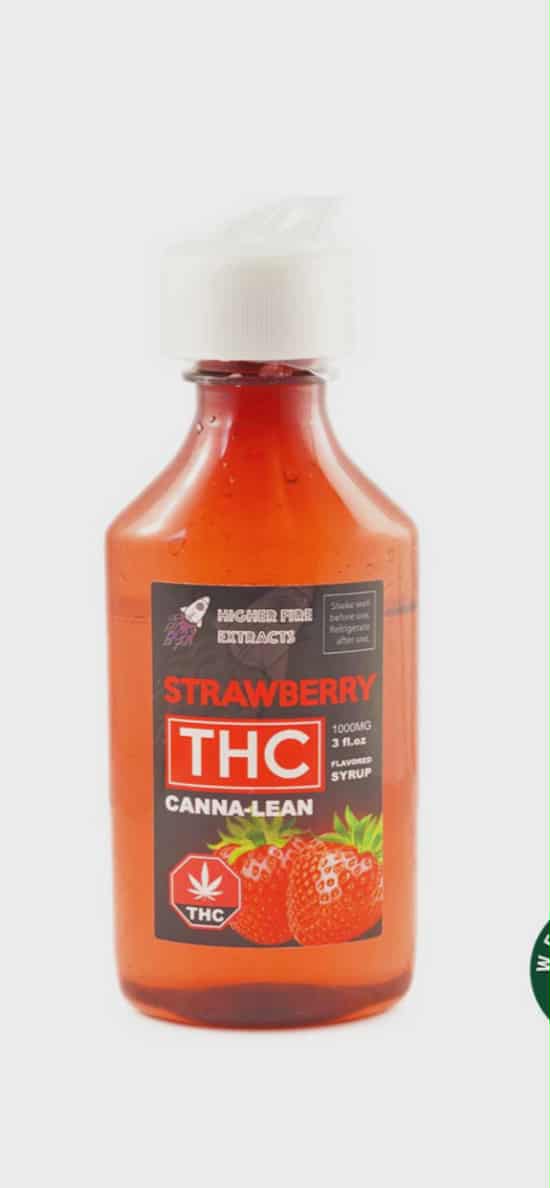 Higher Fire Extra- Canna Lean 1000mg THC Rating: 50