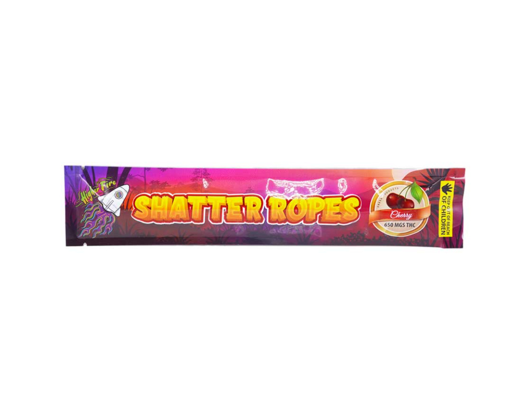 Higher Fire Extracts – Shatter Ropes – 650MG THC.   Rating: 35