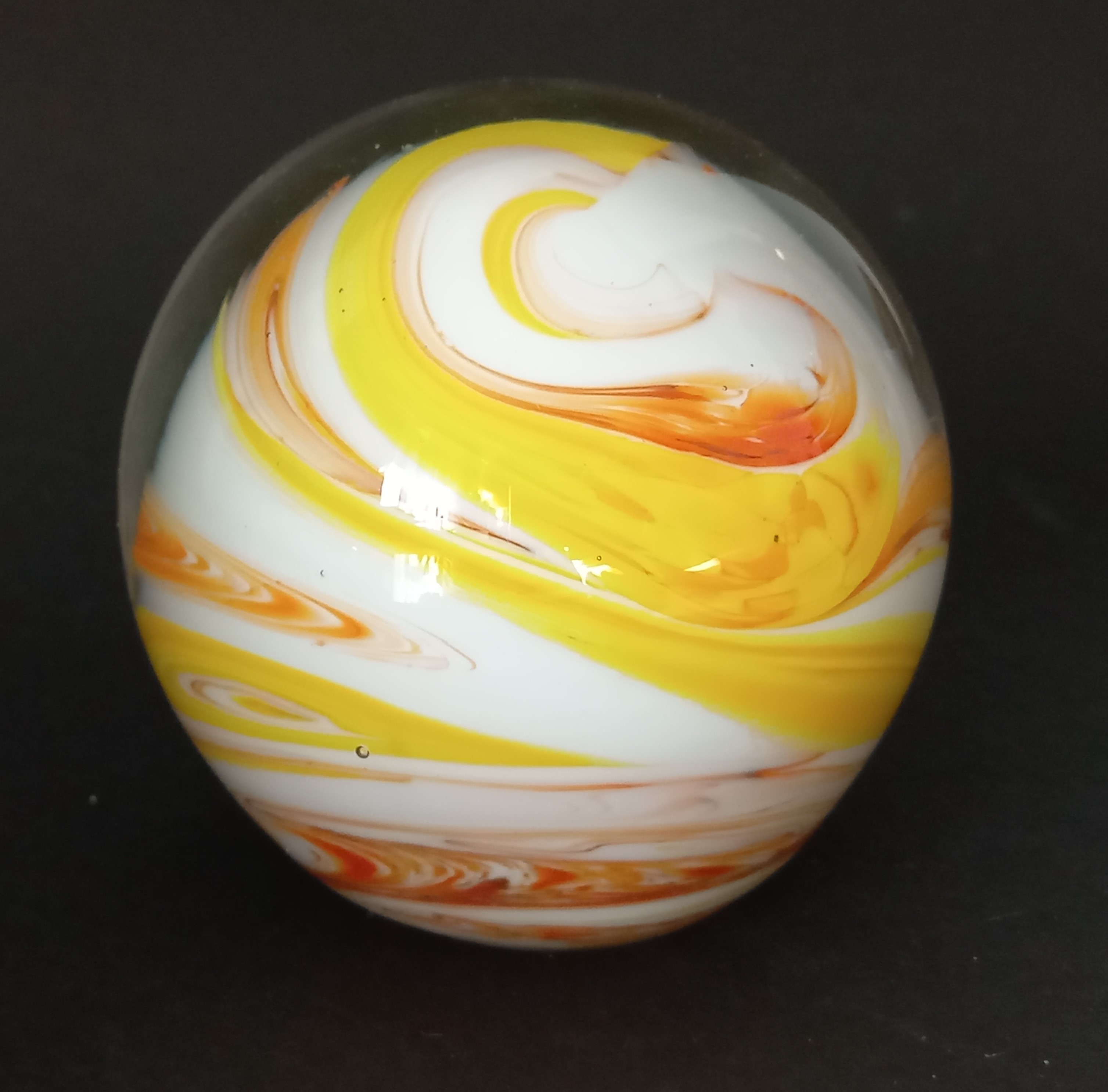 Sfera / Fermacarte in vetro di Murano, ca. 1970