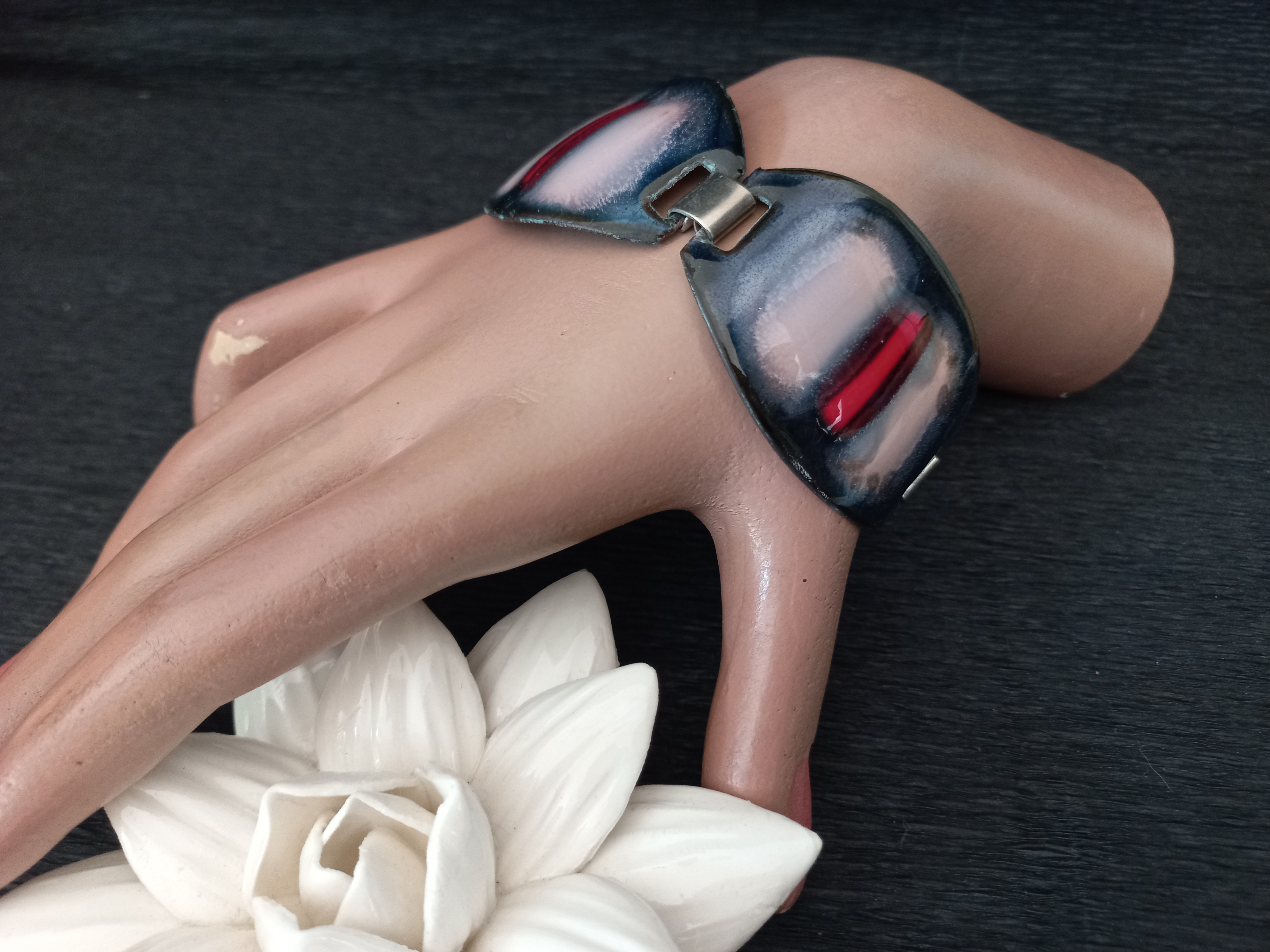 Bracciale in rame smaltato, Anni '60