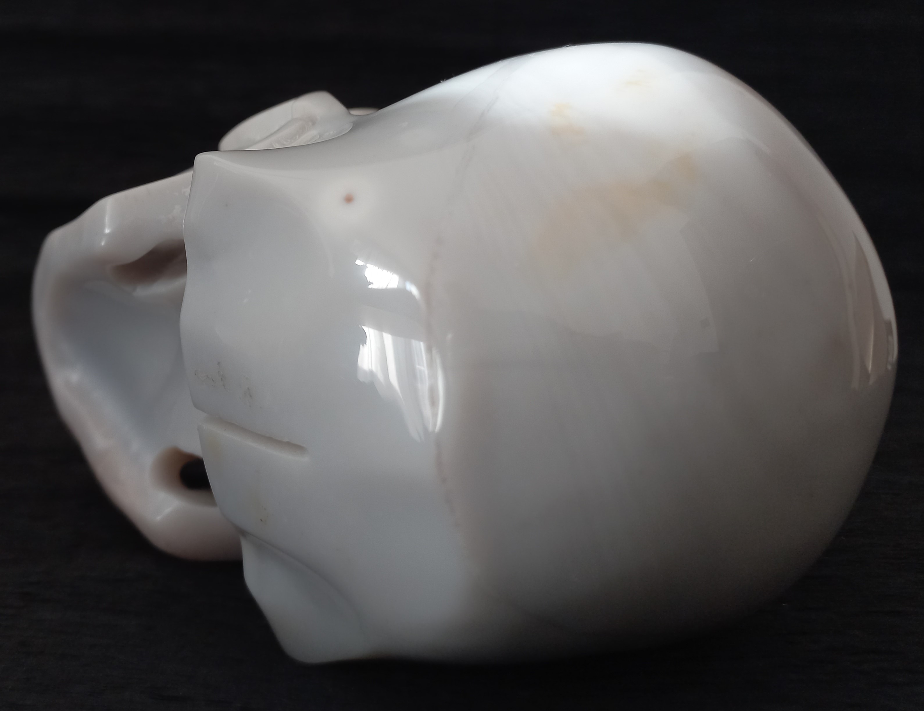 Ceramic Skull Sculpture