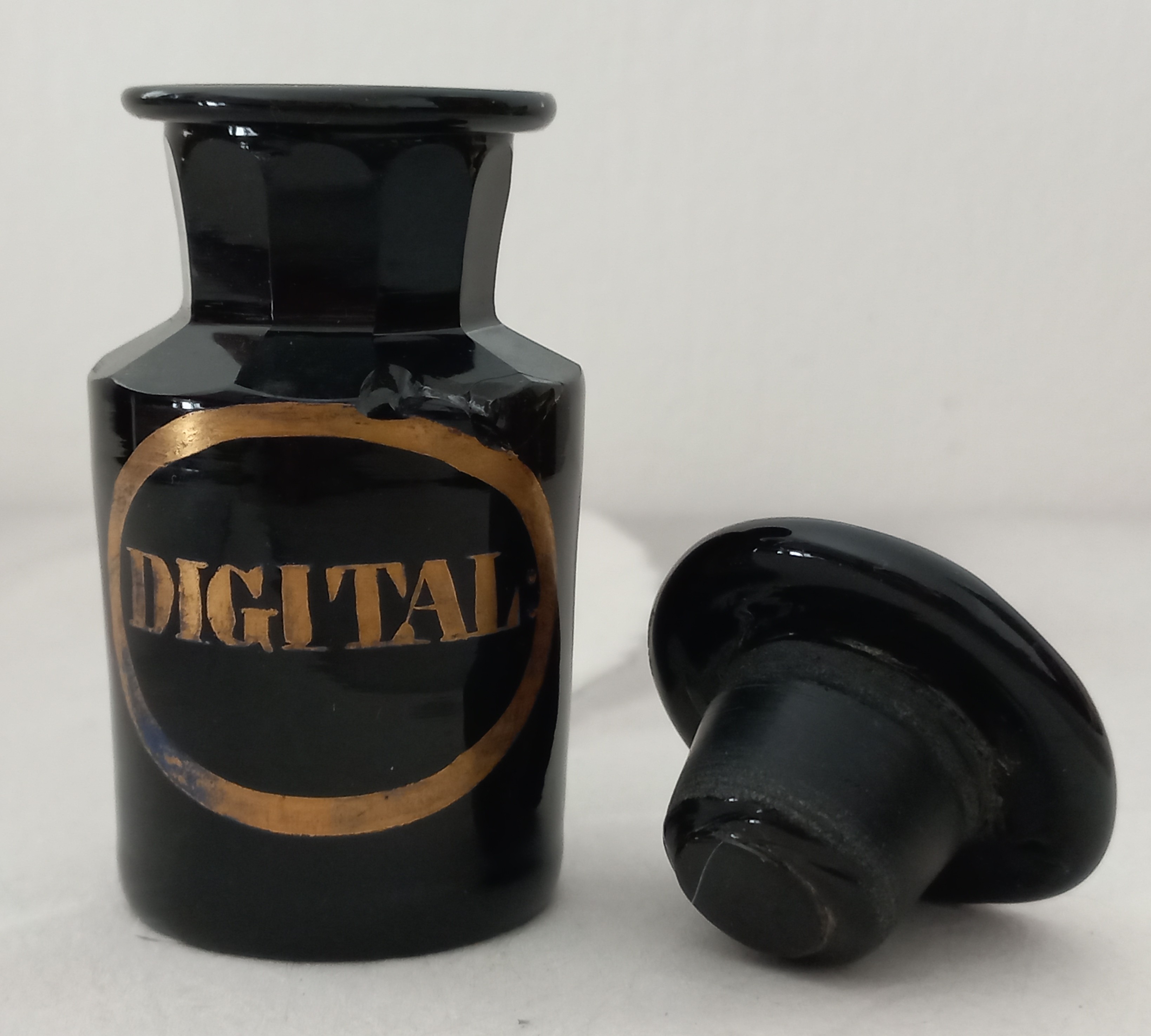 Vaso da Farmacia antico "Digital", ca. 1850