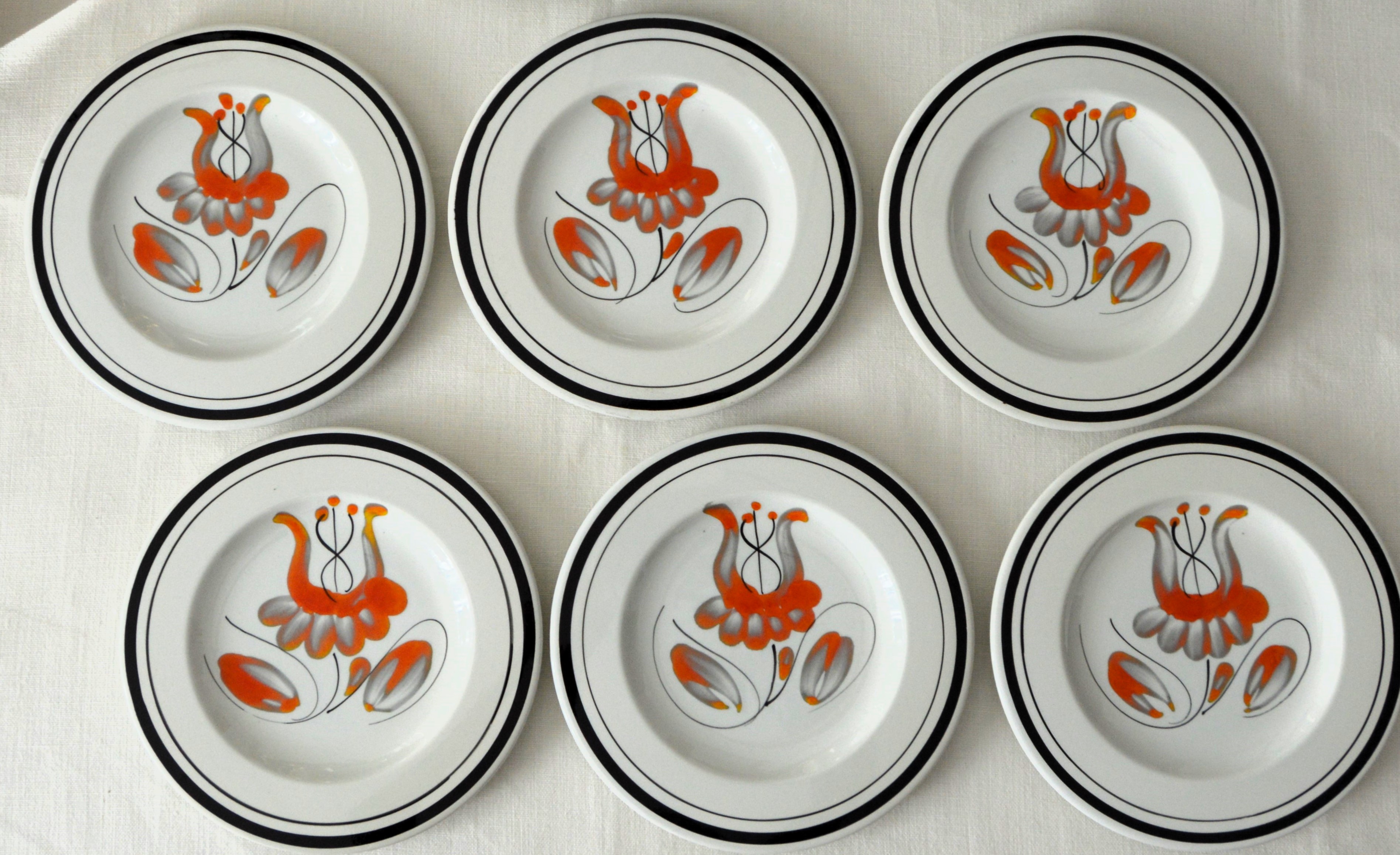 Servizio di piatti per 6 persone, Sangallo ca. 1980