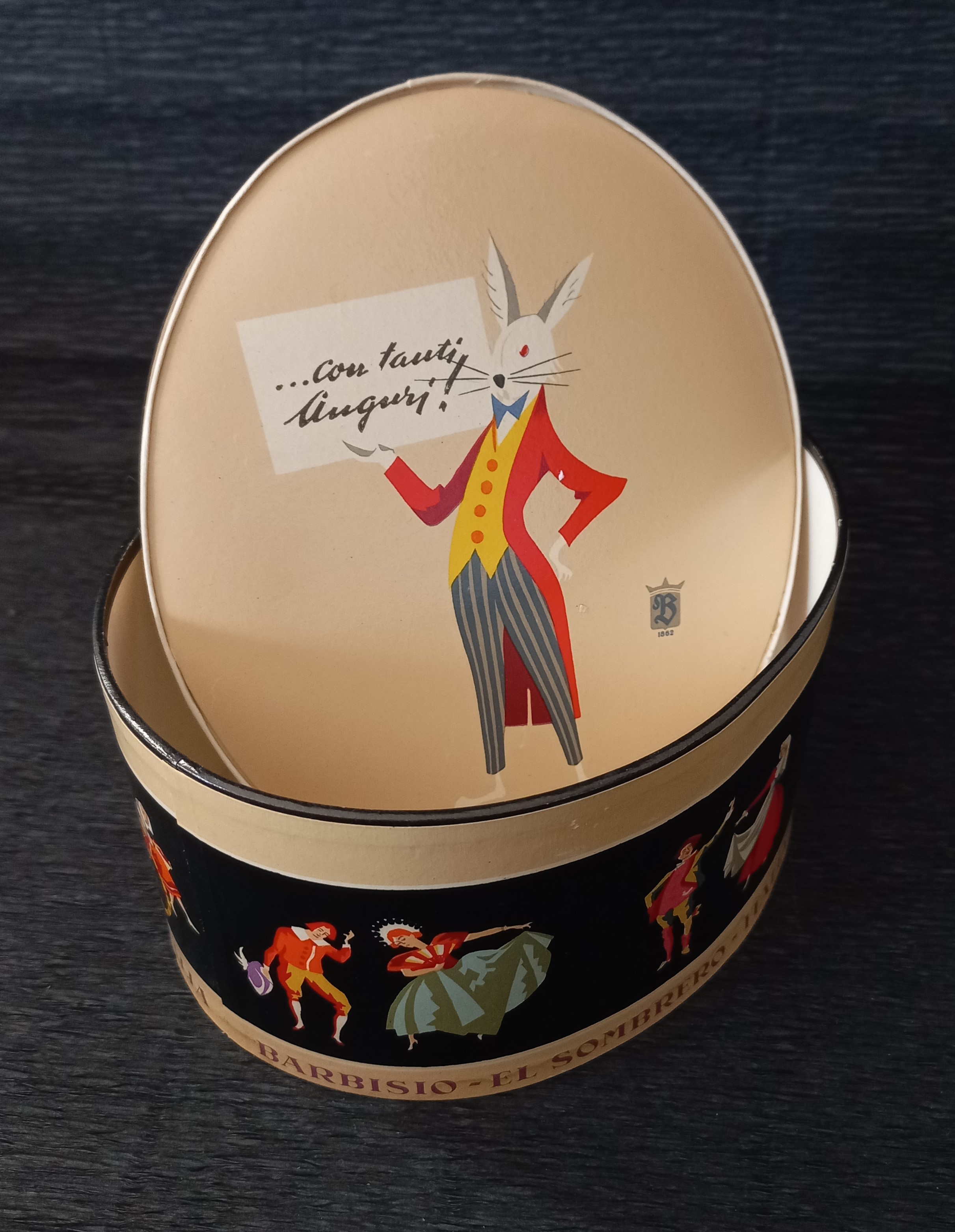 Scatola pubblicitaria Barbisio, 1930