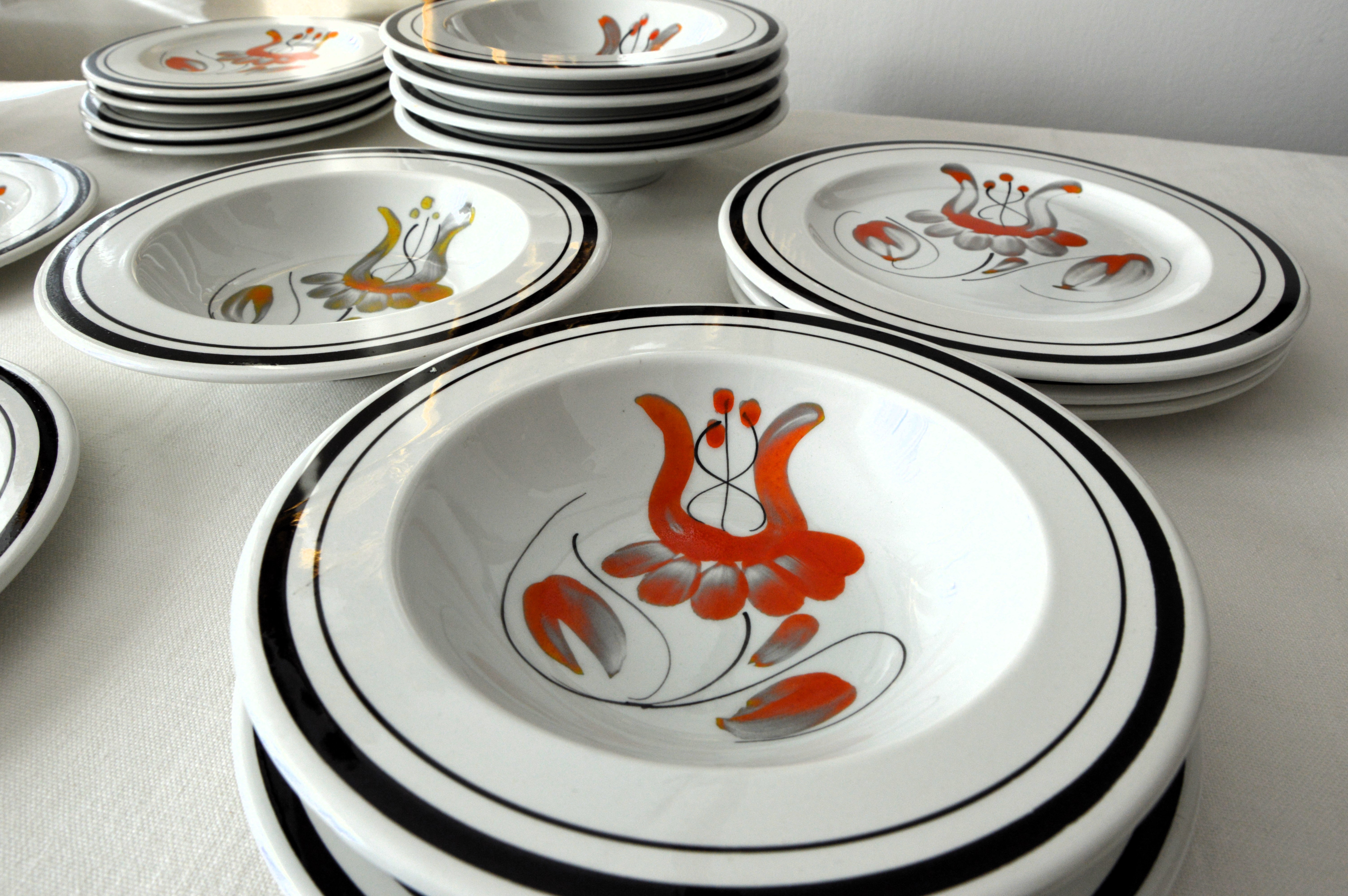 Servizio di piatti per 6 persone, Sangallo ca. 1980