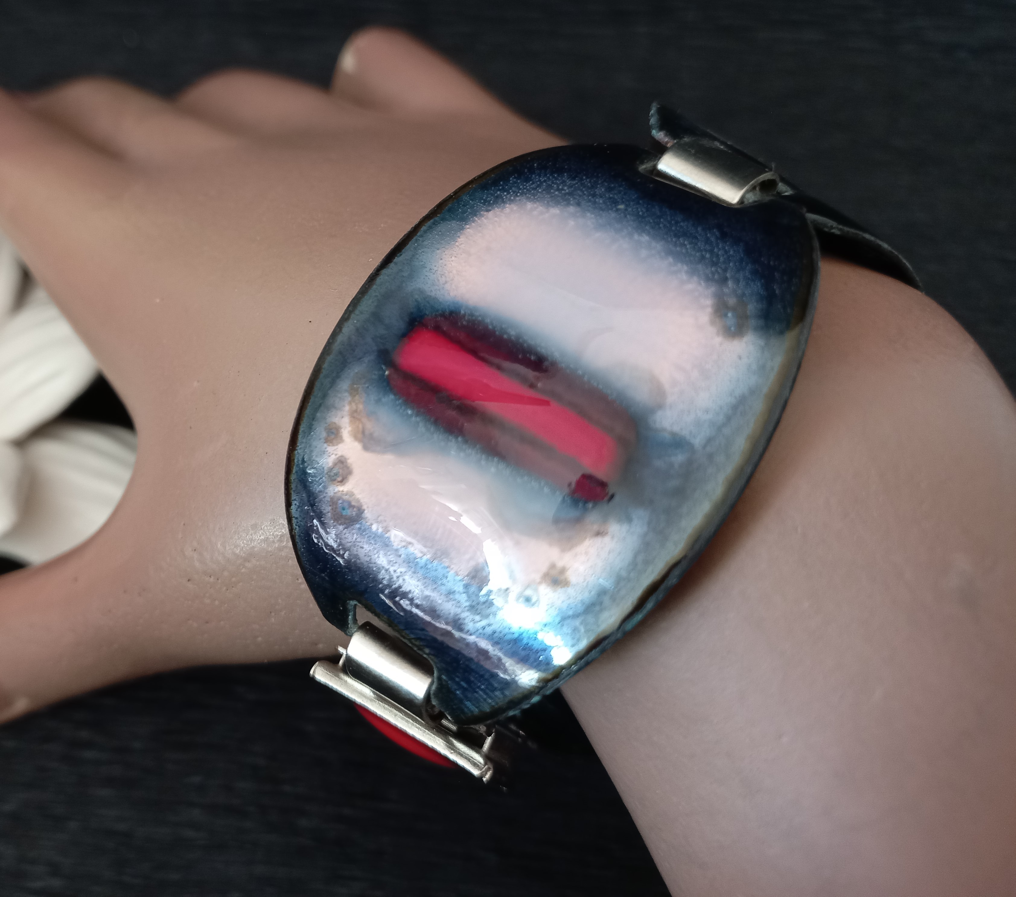 Bracciale in rame smaltato, Anni '60