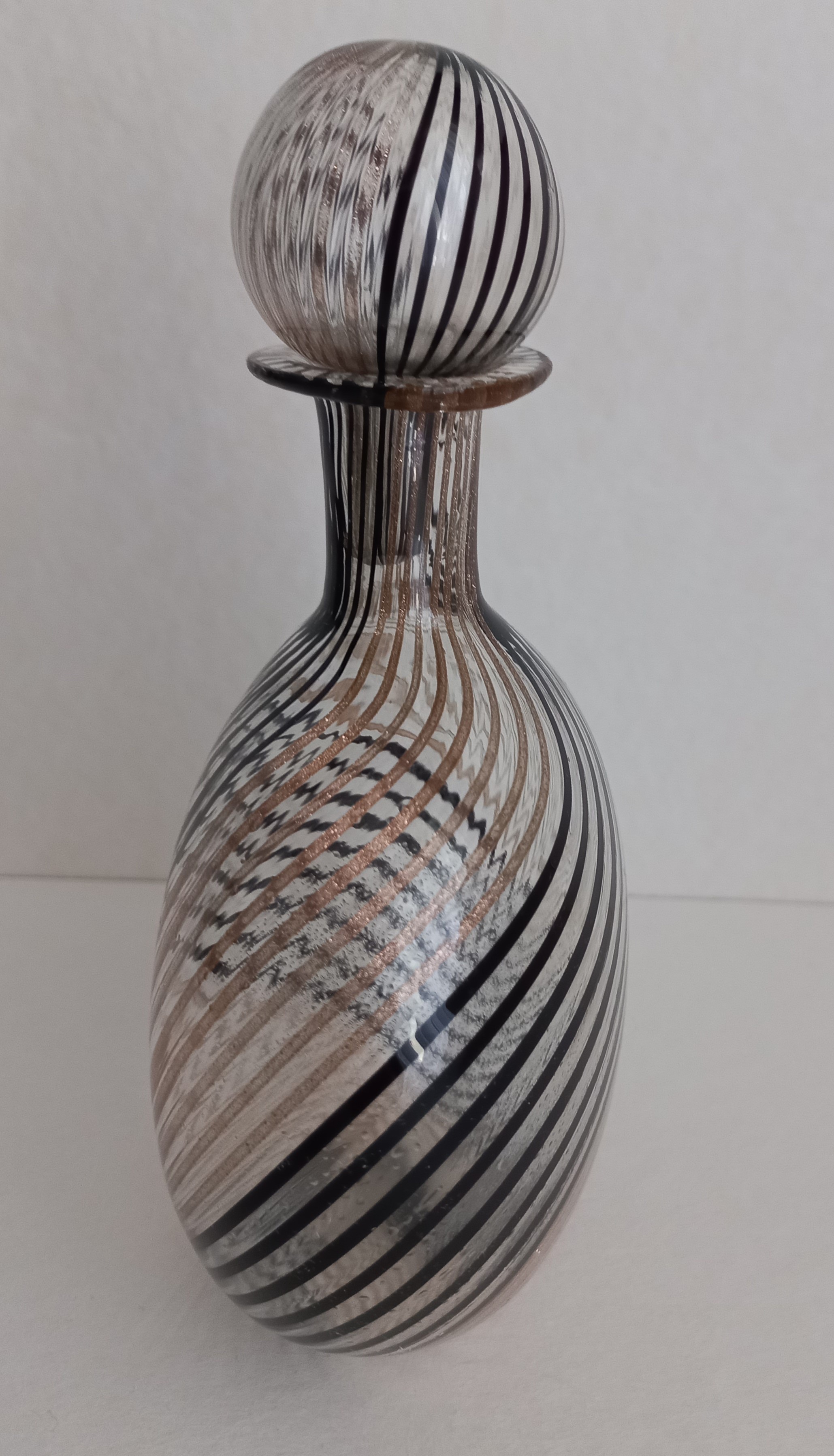 Flacone per profumo in vetro murano da collezione, Linea Valentina 1990