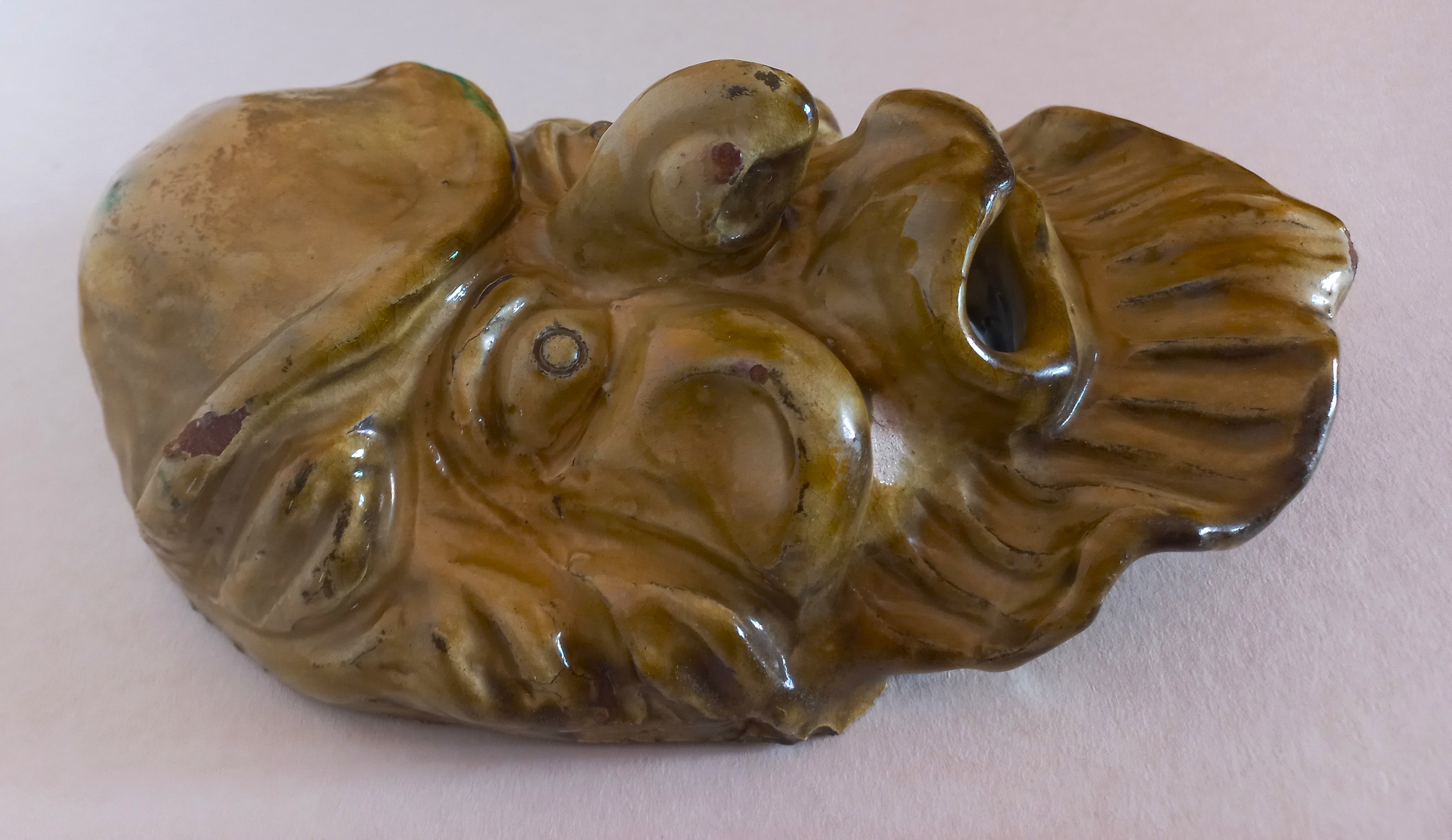 Pan maschera in terracotta  Italia antico