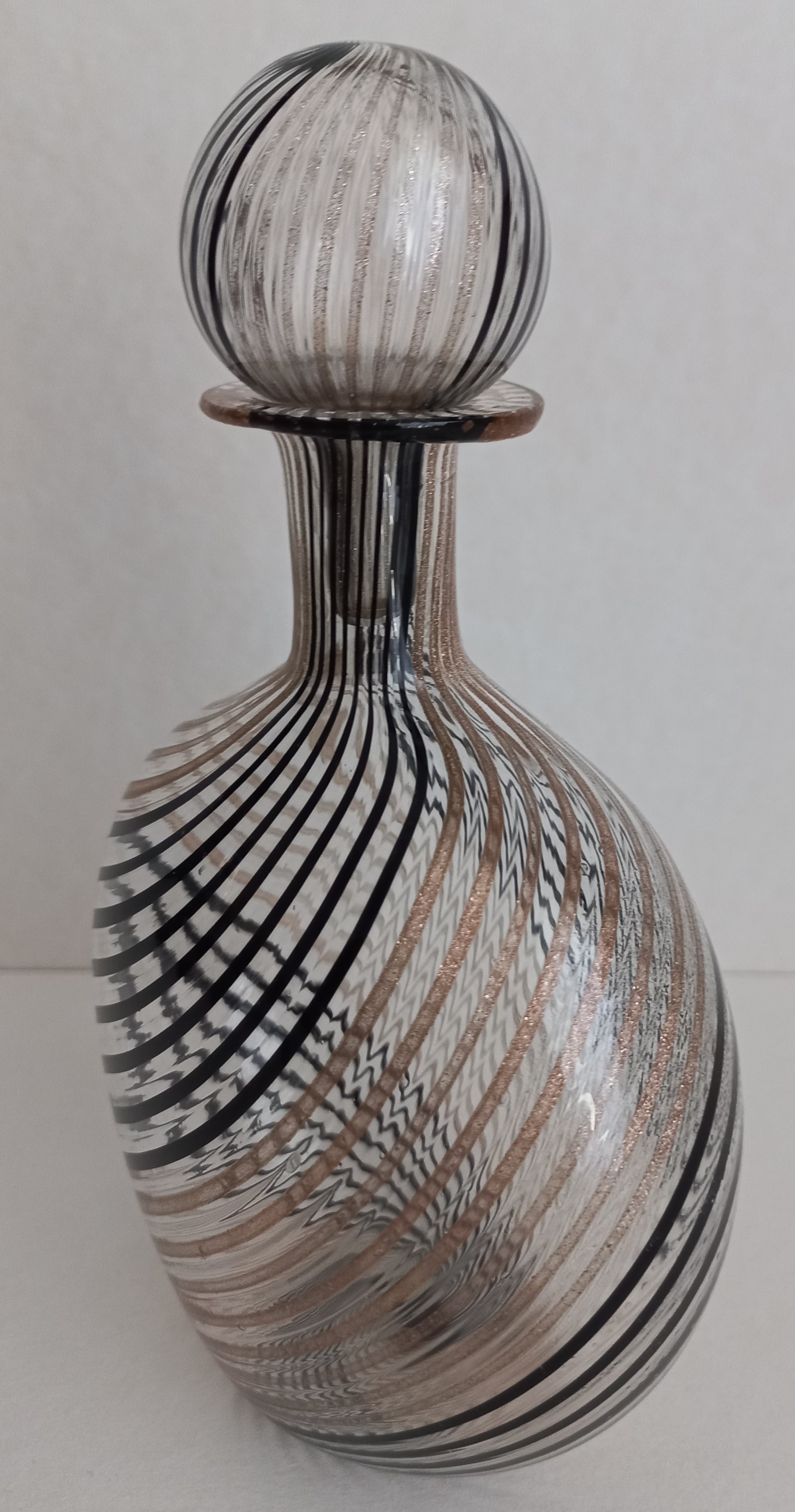 Flacone per profumo in vetro murano da collezione, Linea Valentina 1990