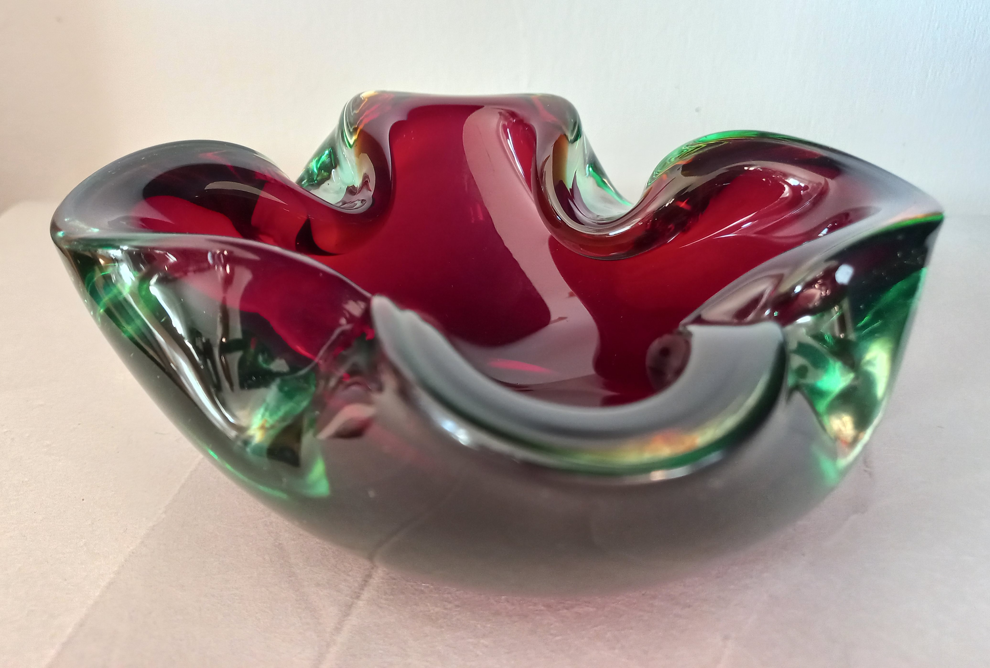 Posacenere / Svuotatasca in vetro di Murano, 1970