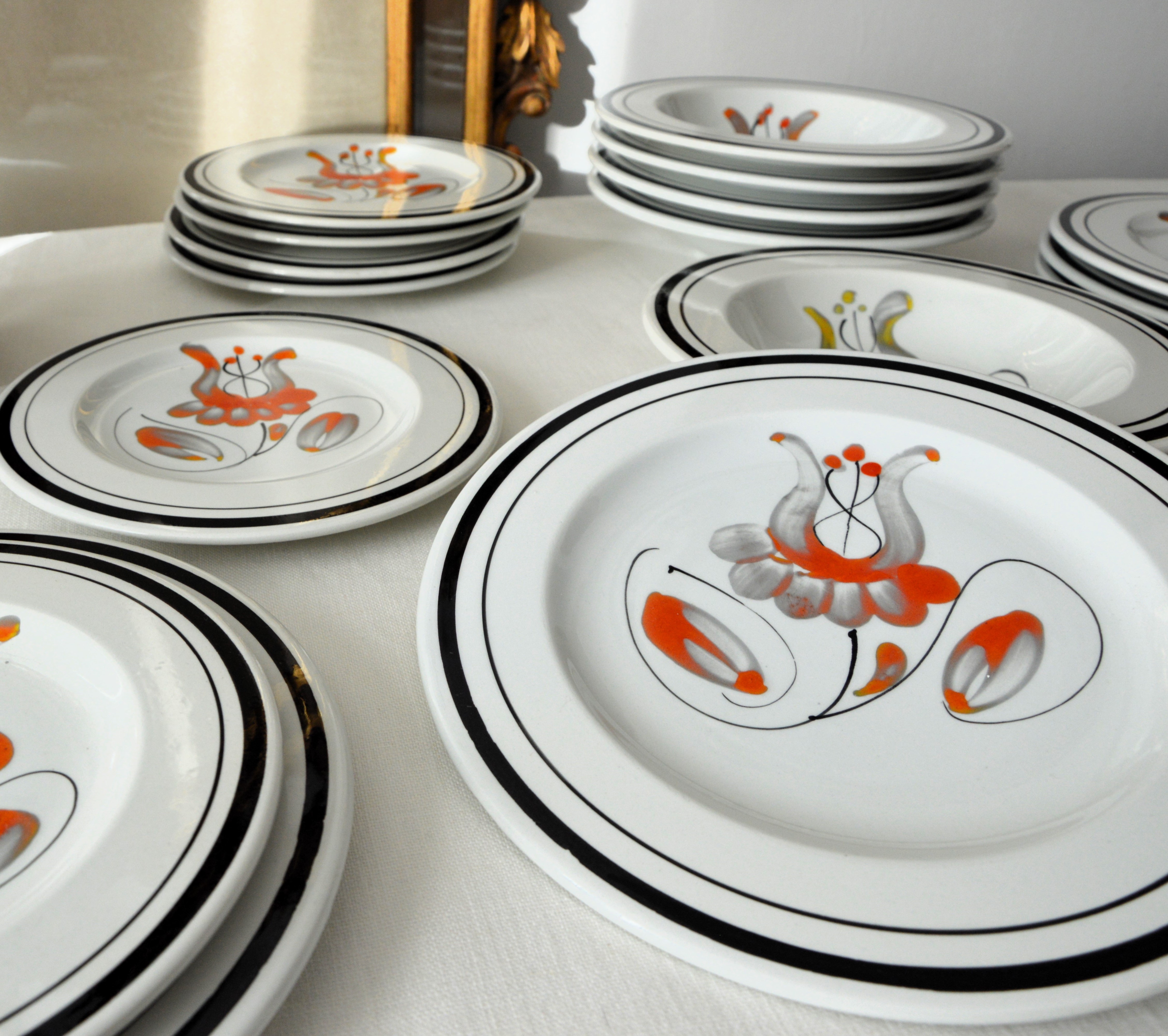 Servizio di piatti per 6 persone, Sangallo ca. 1980