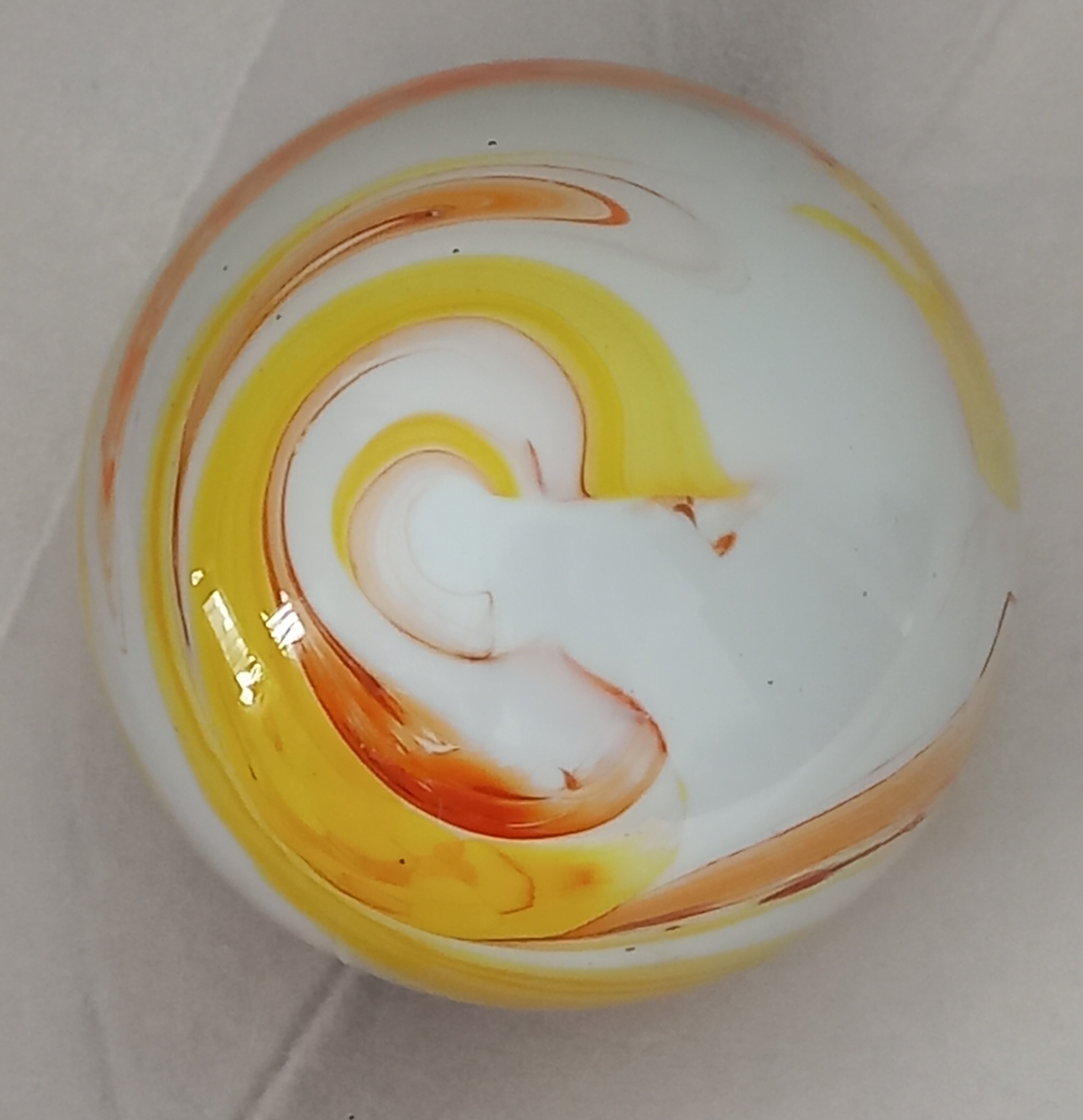 Sfera / Fermacarte in vetro di Murano, ca. 1970