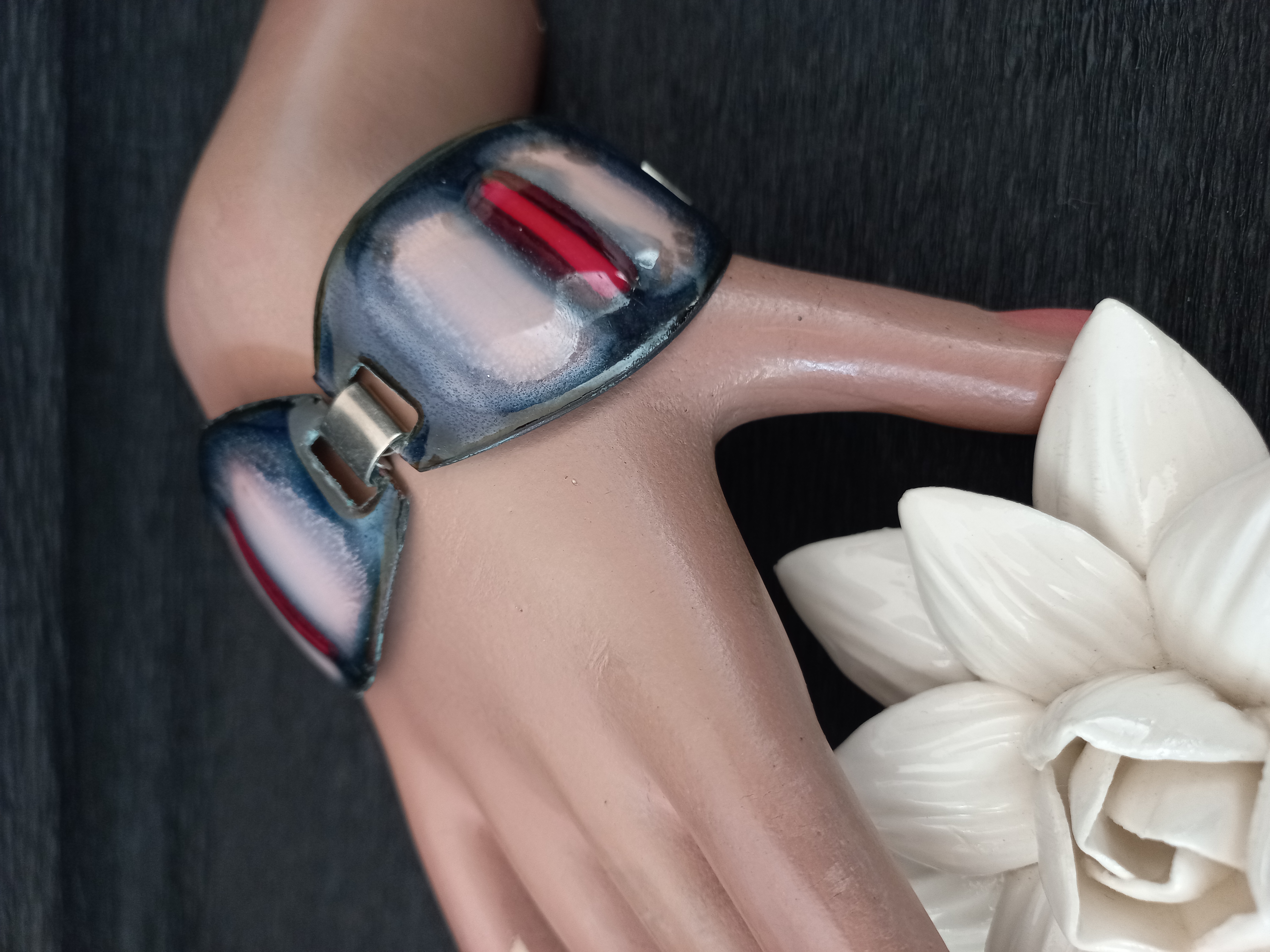 Bracciale in rame smaltato, Anni '60