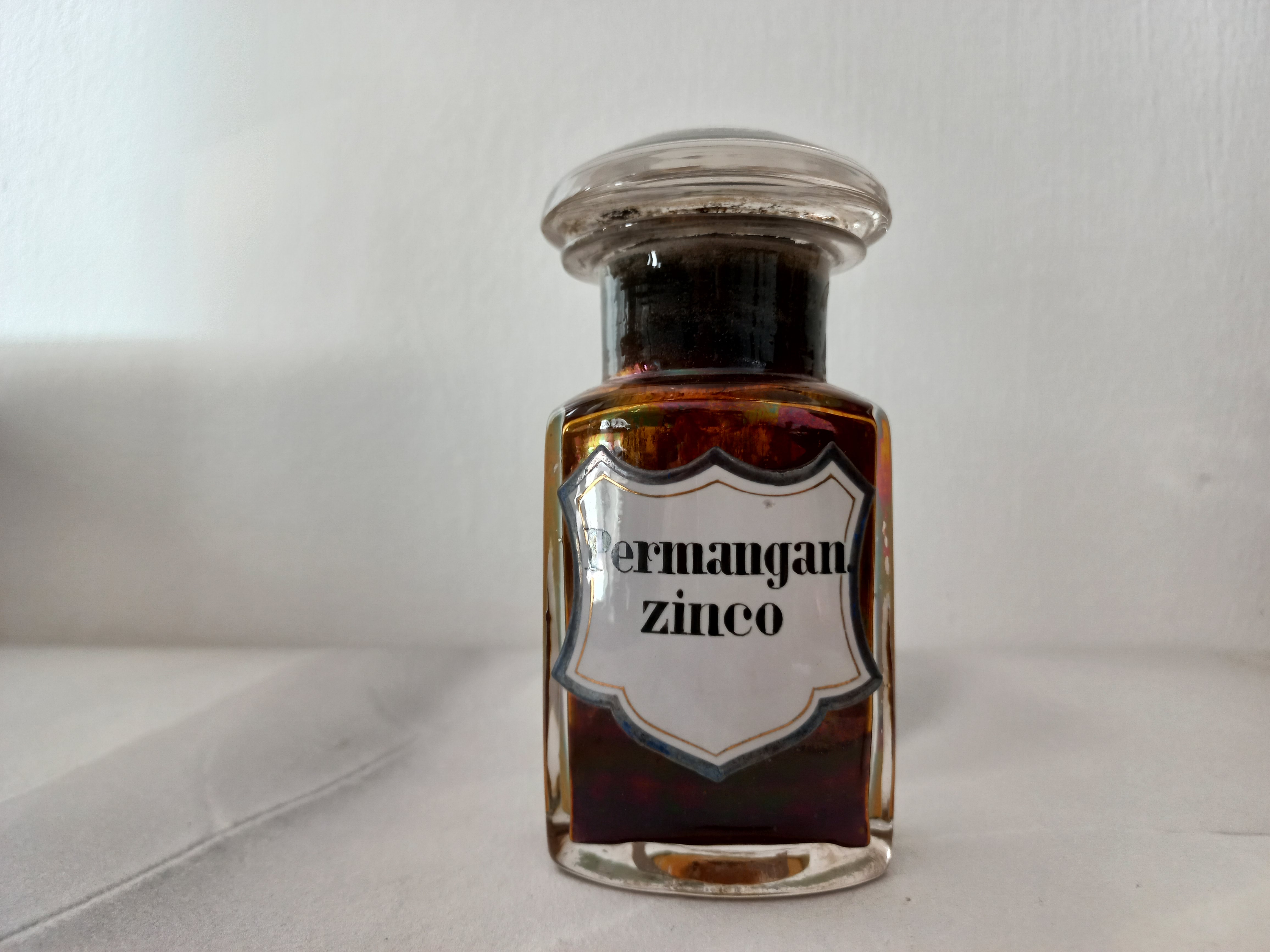 Flacone da farmacia XIX Sec. 