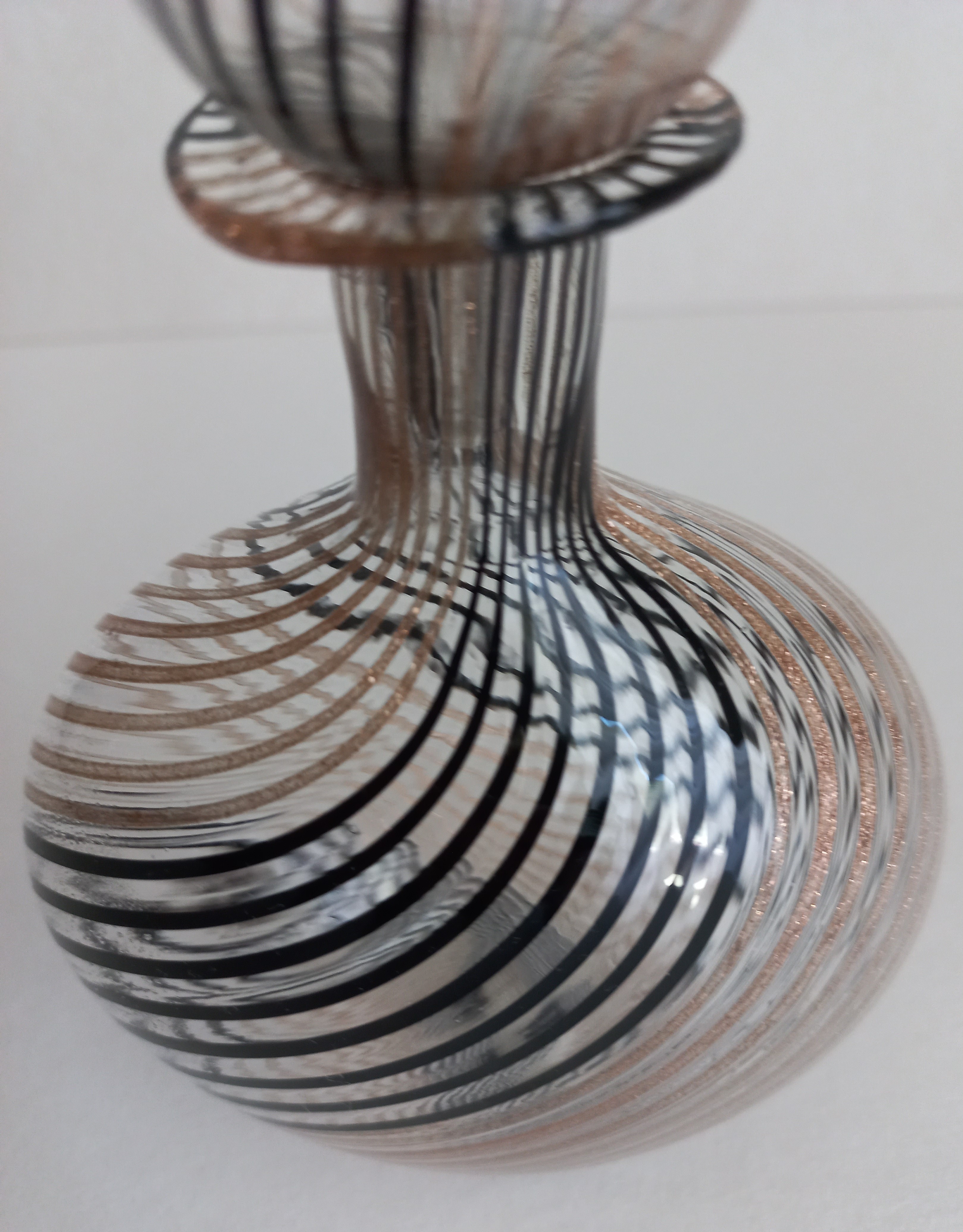 Flacone per profumo in vetro murano da collezione, Linea Valentina 1990