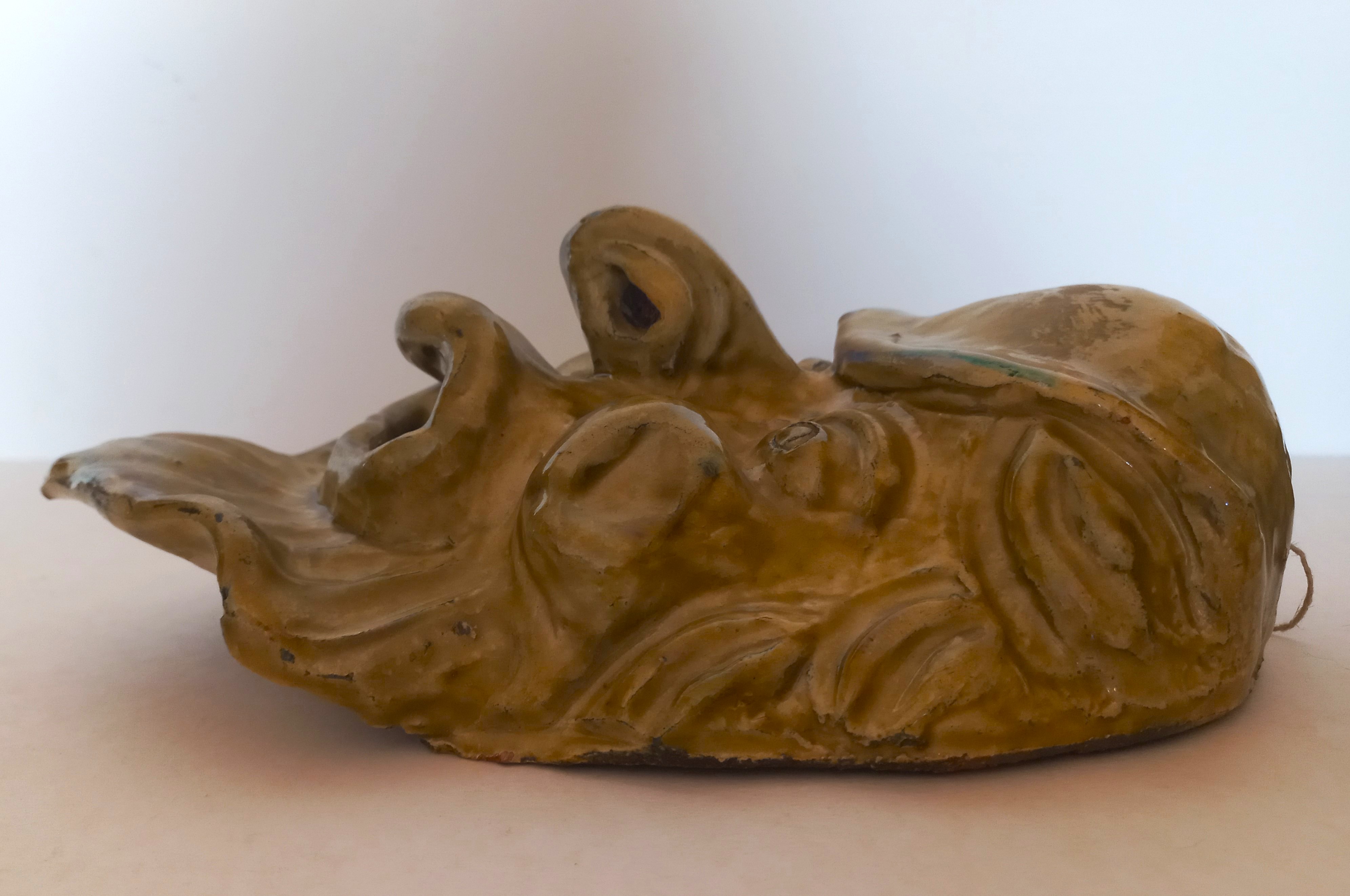 Pan maschera in terracotta  Italia antico